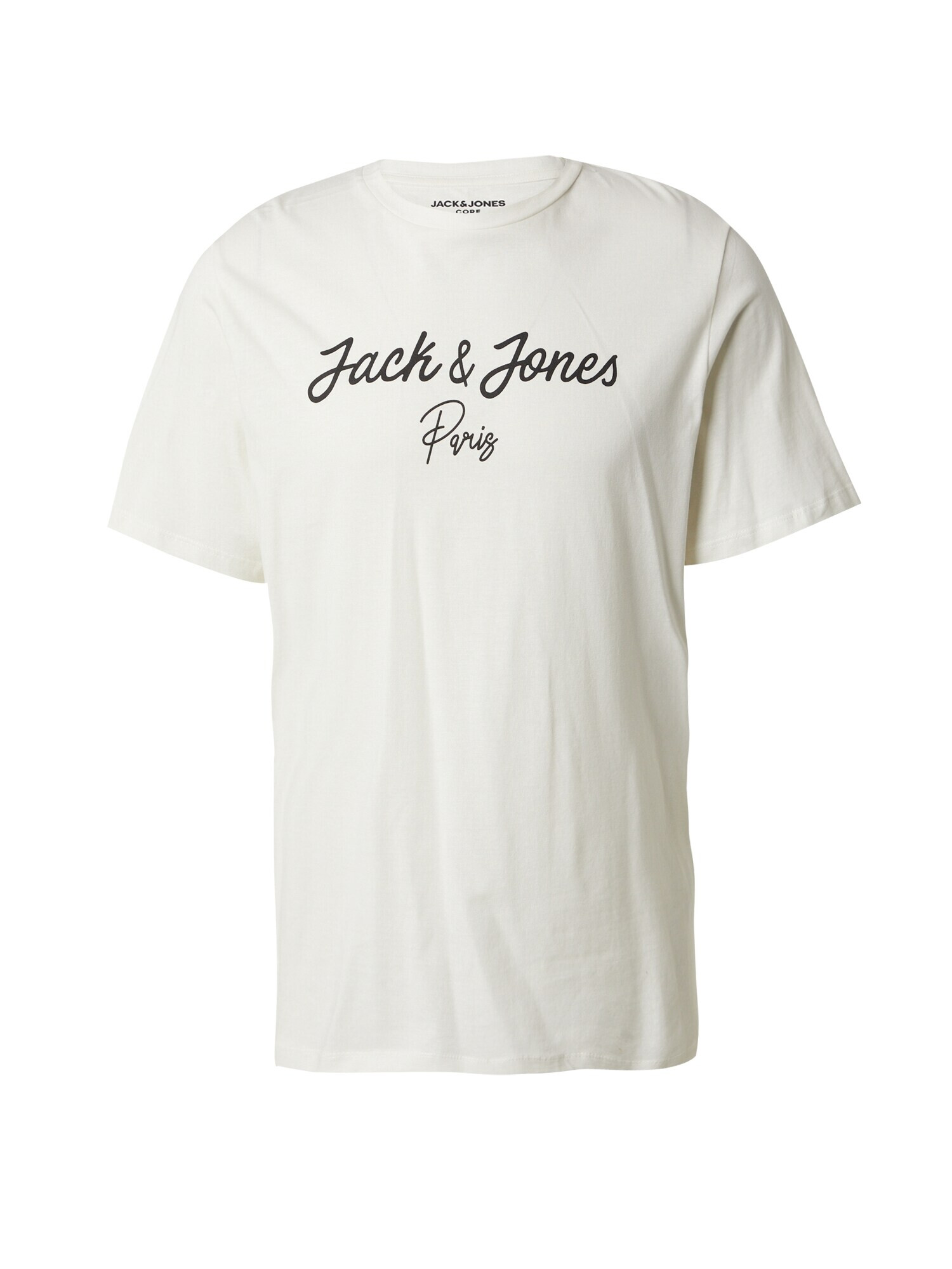 JACK & JONES Μπλουζάκι 'SETTLE' μαύρο / λευκό - Pepit.gr