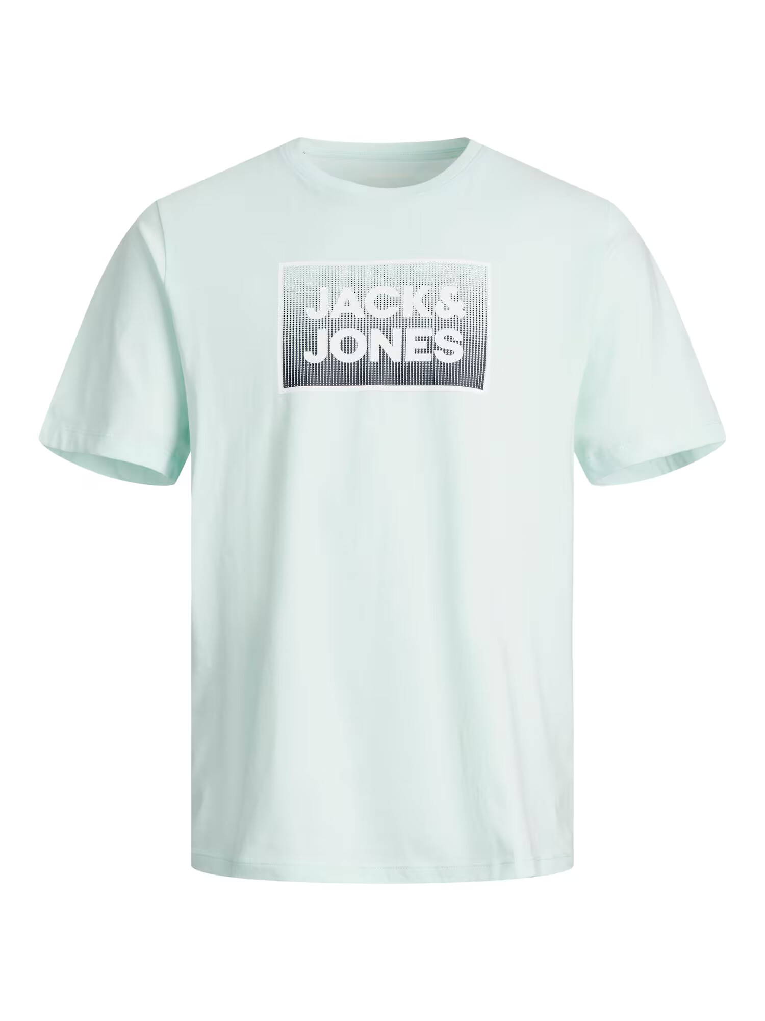 JACK & JONES Μπλουζάκι 'STEEL' οπάλ / μαύρο / λευκό - Pepit.gr