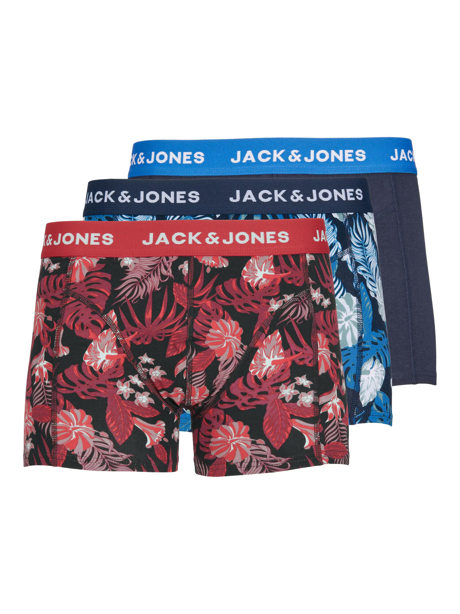 JACK & JONES Μποξεράκι 'JOEL' μπεζ / μπλε / ναυτικό μπλε / αζούρ / ρόδινο / κόκκινο / κόκκινο κρασί / λευκό - Pepit.gr