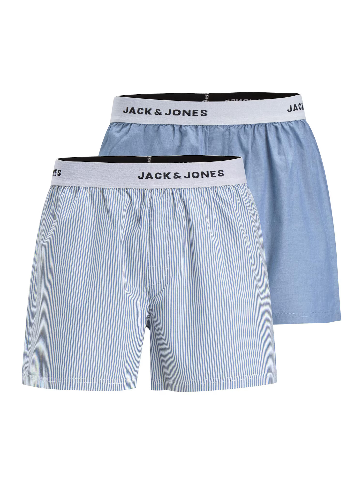 JACK & JONES Μποξεράκι μπλε / μαύρο / λευκό - Pepit.gr