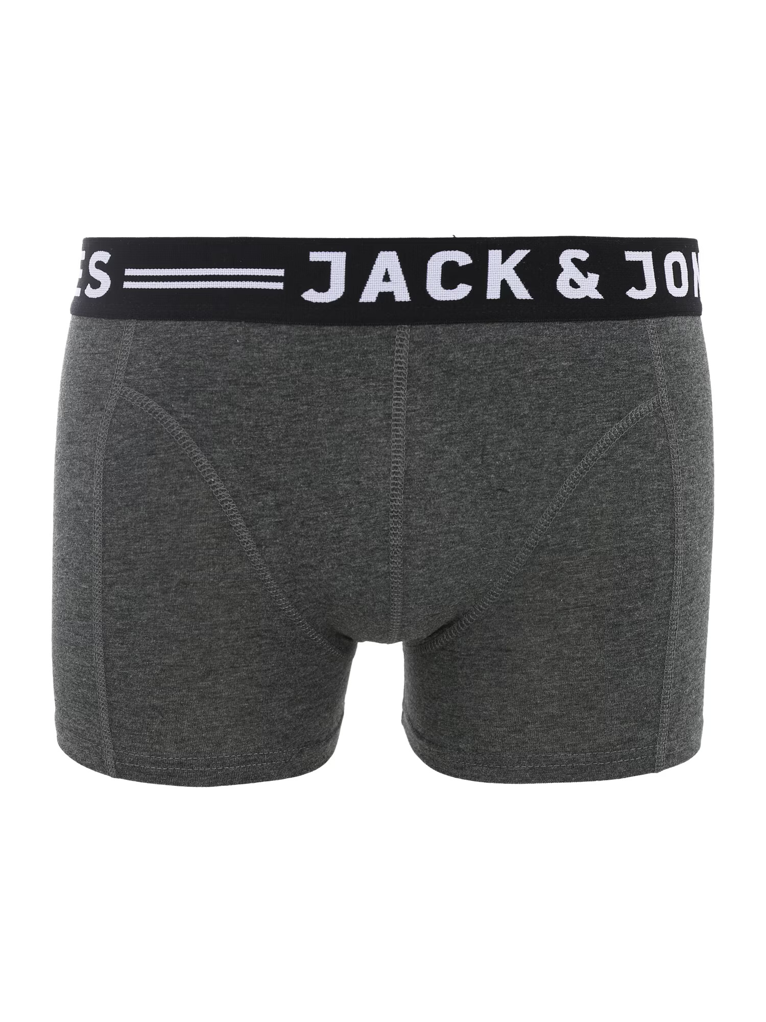 JACK & JONES Μποξεράκι 'Sense' σκούρο γκρι / μαύρο / λευκό - Pepit.gr