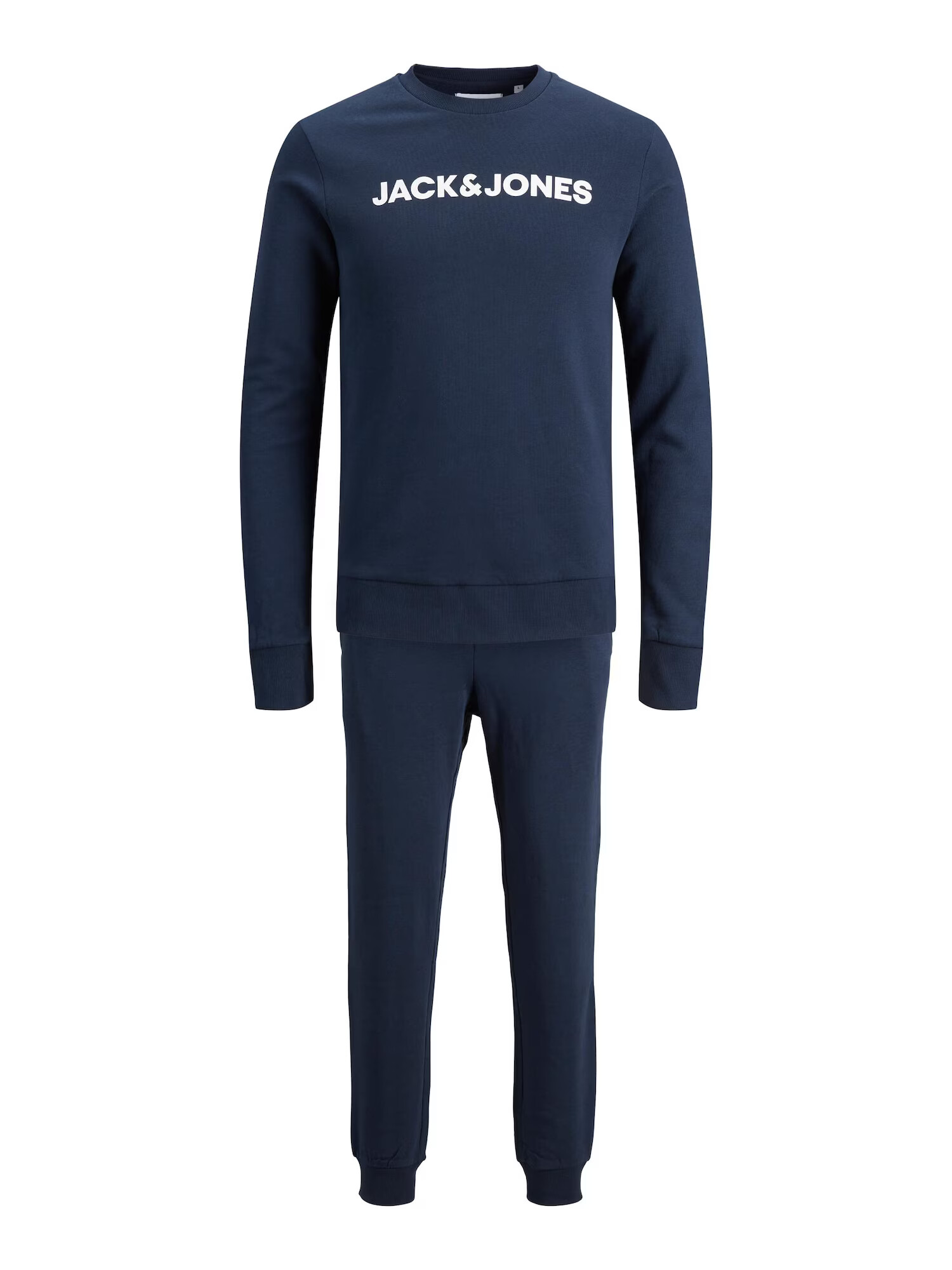 JACK & JONES Φόρμα τρεξίματος ναυτικό μπλε / λευκό - Pepit.gr