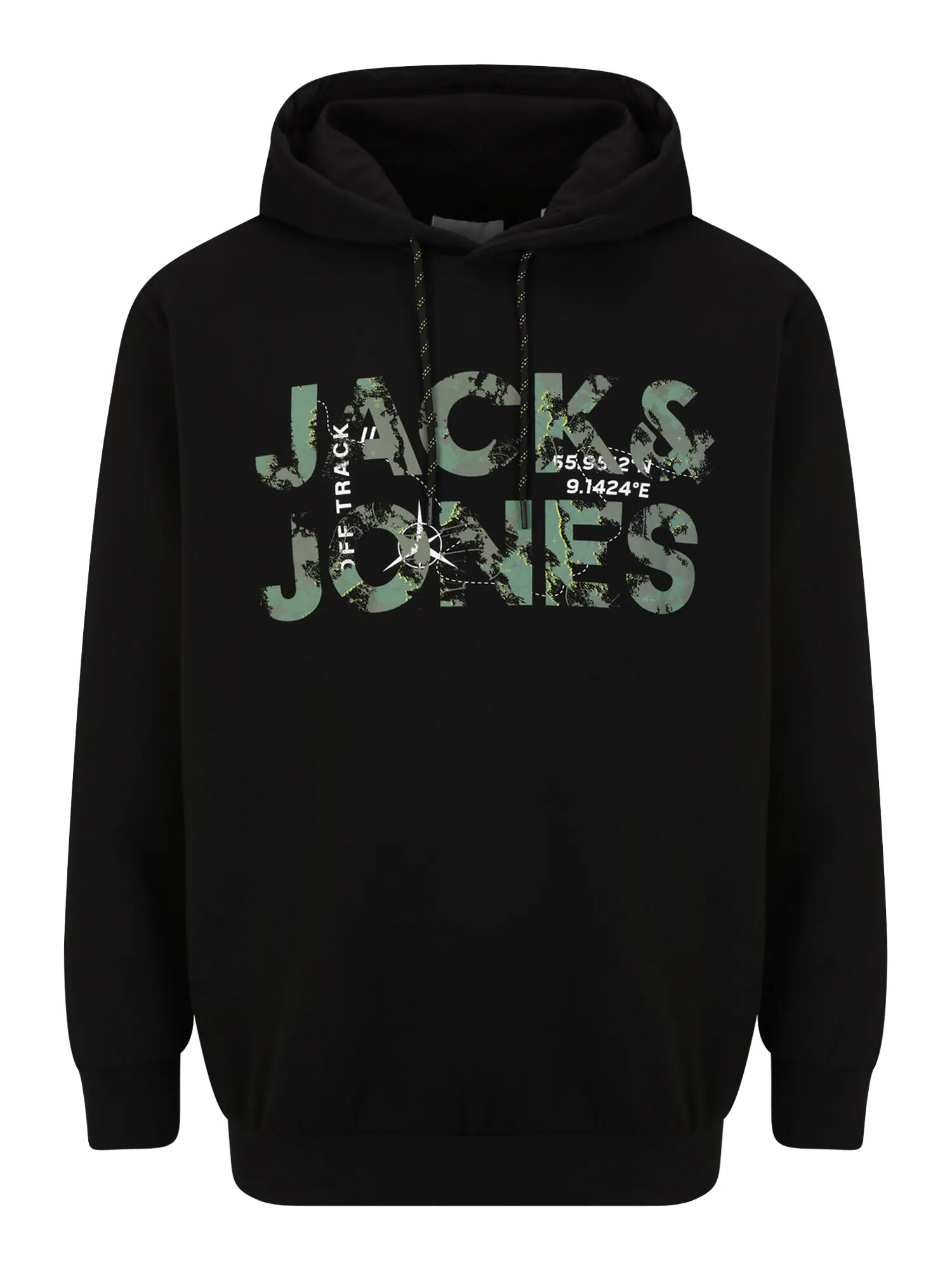 Jack & Jones Plus Μπλούζα φούτερ κίτρινο / χακί / μαύρο / λευκό - Pepit.gr