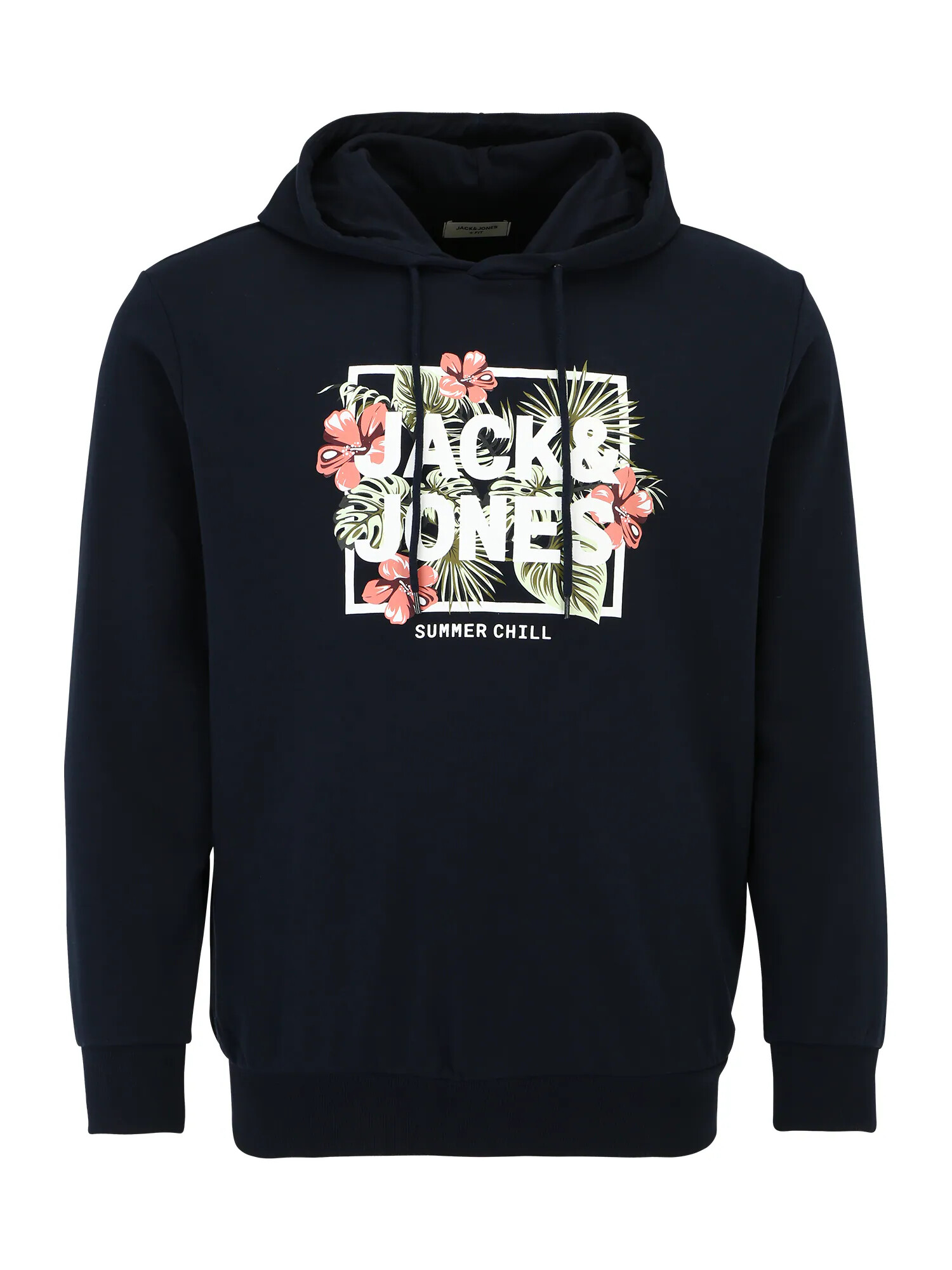 Jack & Jones Plus Μπλούζα φούτερ ναυτικό μπλε / λαδί / σάπιο μήλο / λευκό - Pepit.gr