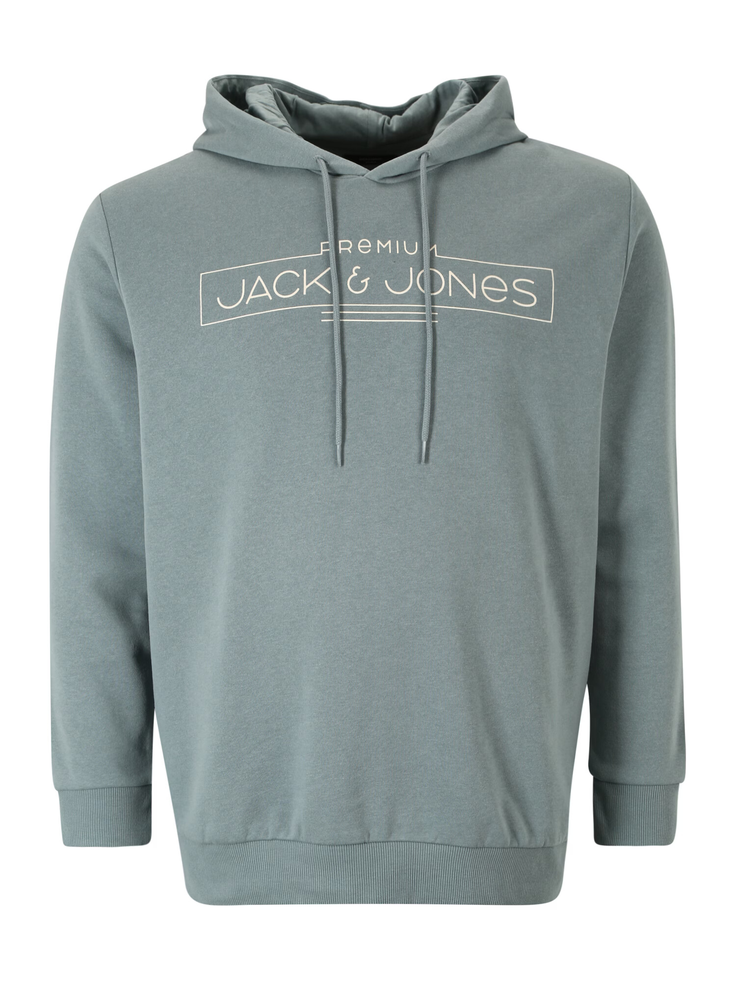 Jack & Jones Plus Μπλούζα φούτερ οπάλ / λευκό - Pepit.gr