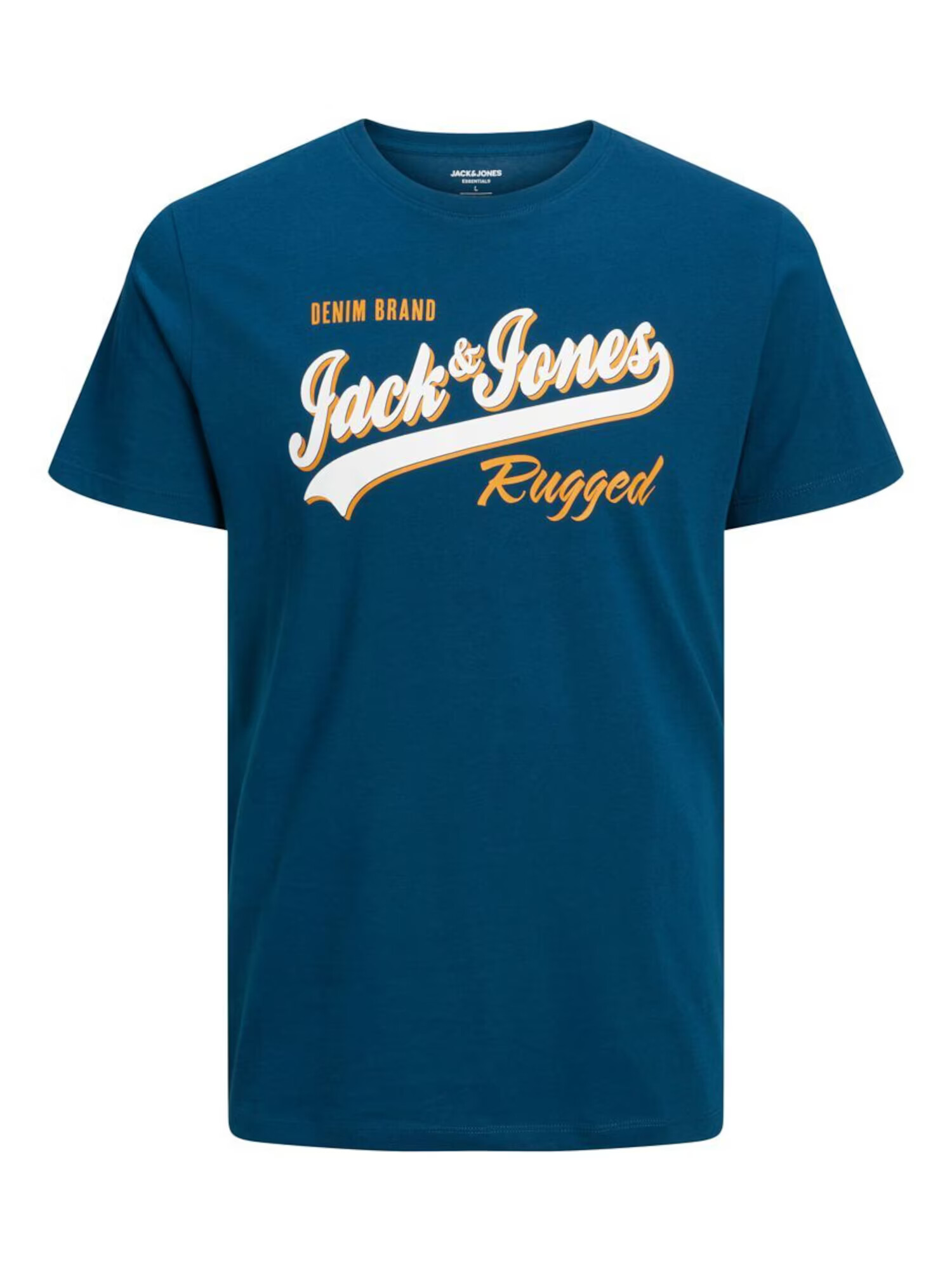 Jack & Jones Plus Μπλουζάκι μπλε / κίτρινο / λευκό - Pepit.gr