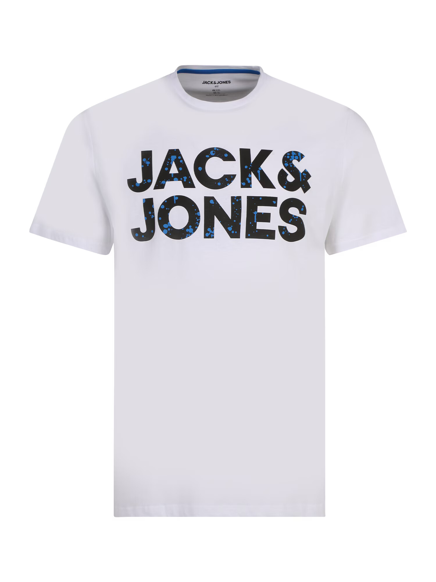 Jack & Jones Plus Μπλουζάκι 'NEON' μπλε / μαύρο / λευκό - Pepit.gr