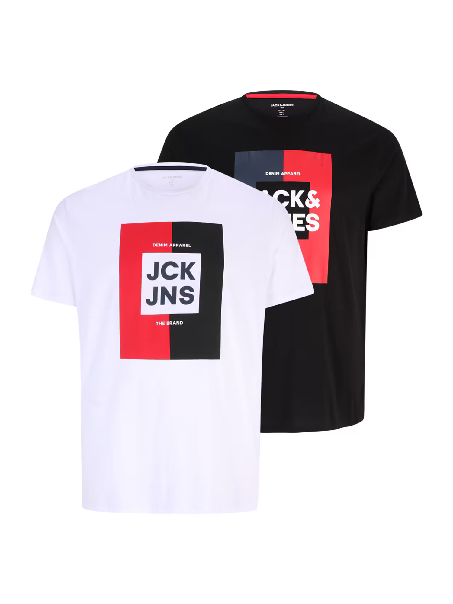 Jack & Jones Plus Μπλουζάκι 'OSCAR' ναυτικό μπλε / κόκκινο / μαύρο / λευκό - Pepit.gr