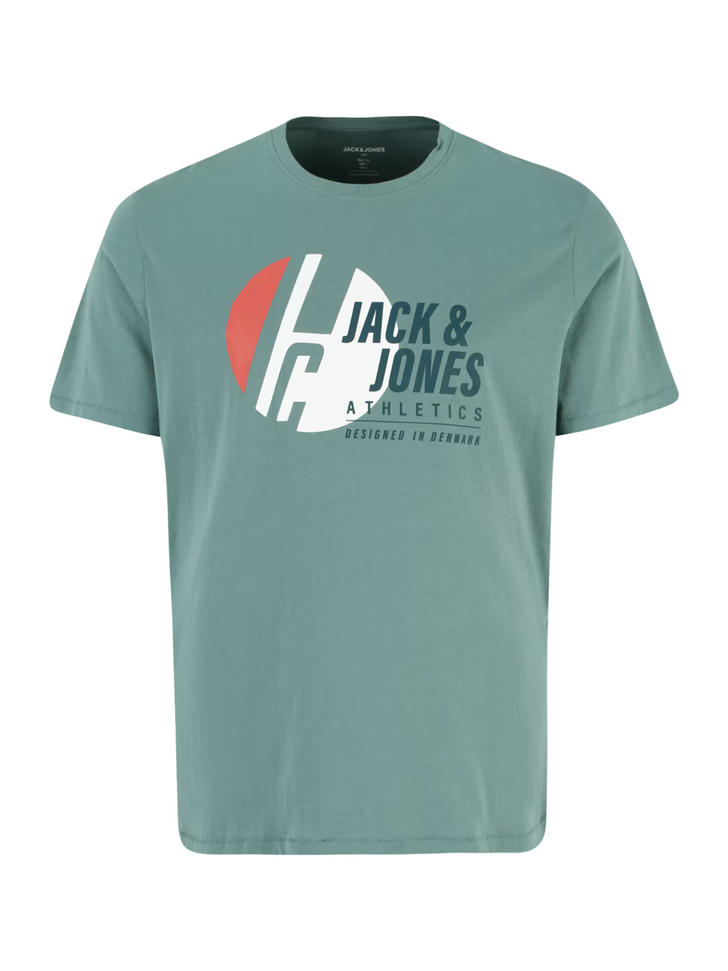 Jack & Jones Plus Μπλουζάκι 'SPRING' σκούρο μπλε / γαλαζοπράσινο / κόκκινο / λευκό - Pepit.gr