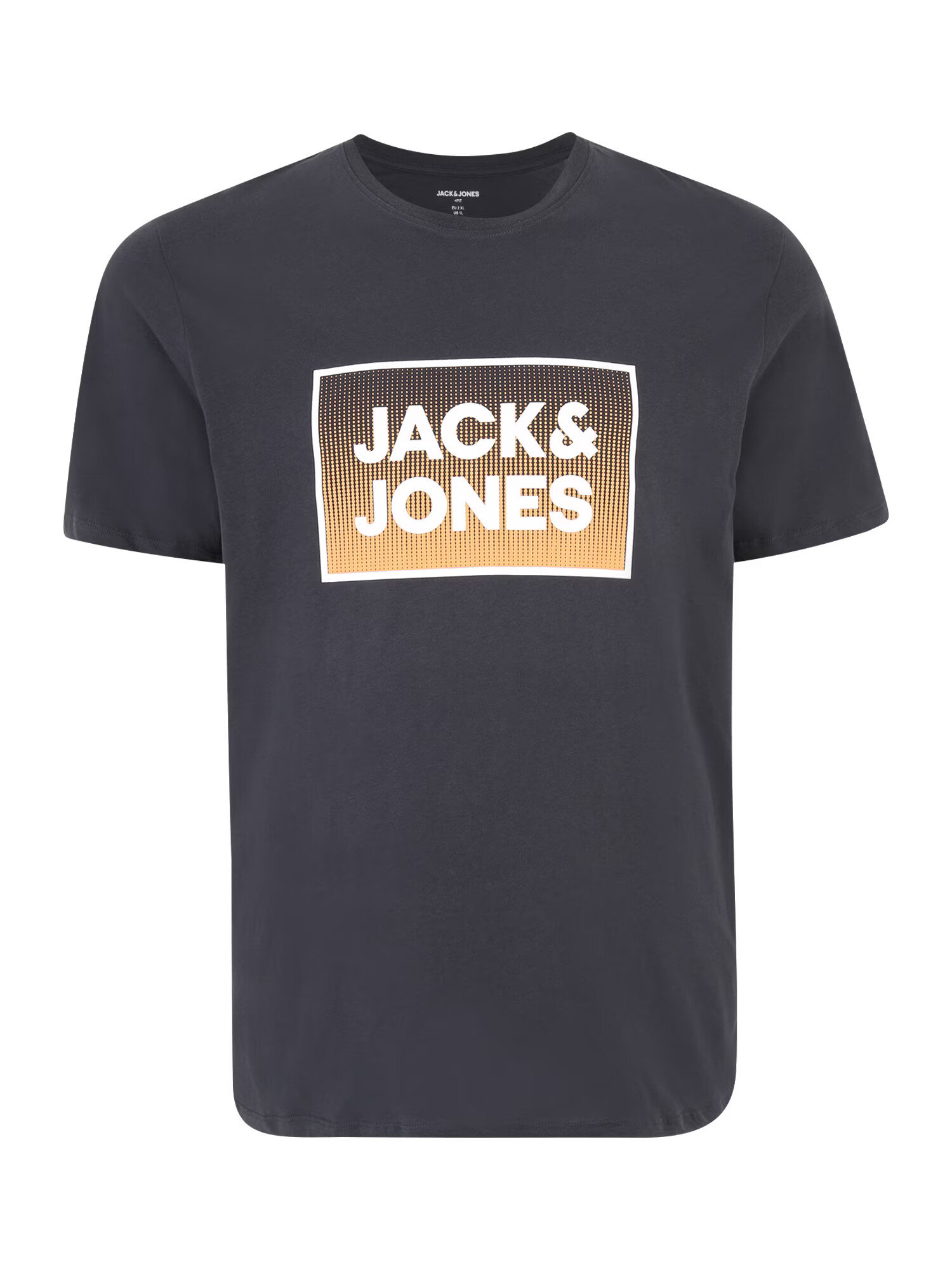 Jack & Jones Plus Μπλουζάκι 'STEEL' ανοικτό καφέ / μαύρο / λευκό - Pepit.gr