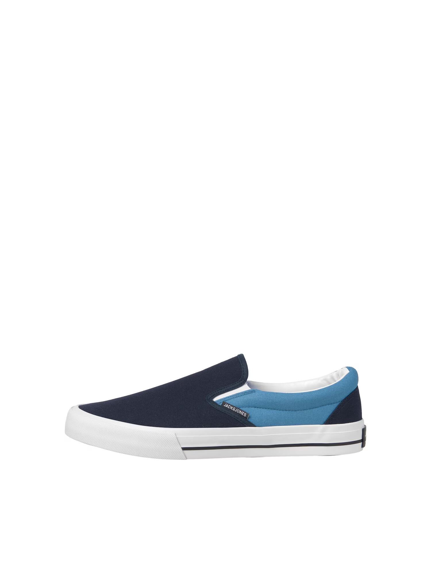 JACK & JONES Slip-on 'FULLER' ναυτικό μπλε / γαλάζιο / λευκό - Pepit.gr