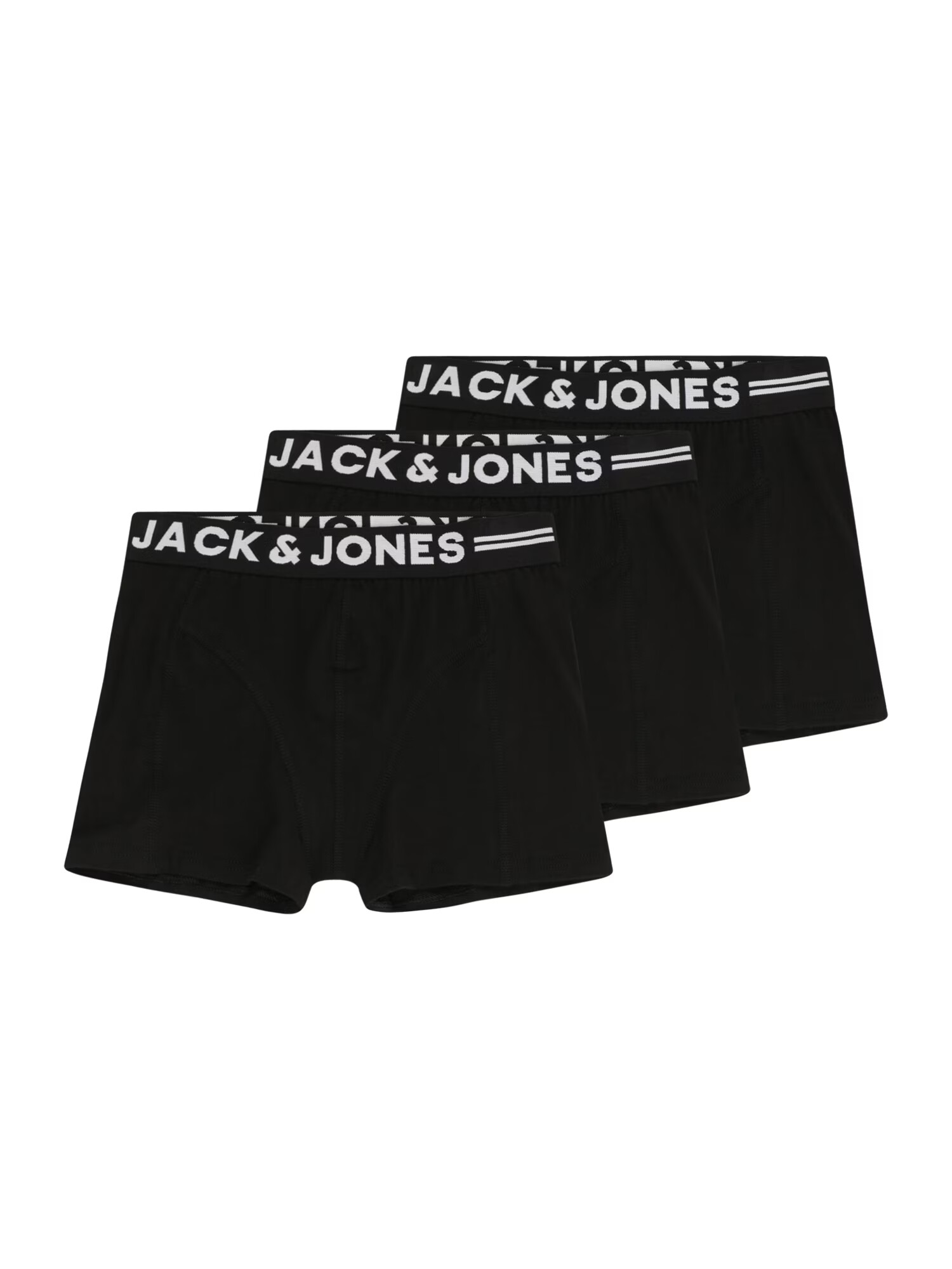 JACK & JONES Σλιπ 'SENSE' μαύρο / λευκό - Pepit.gr