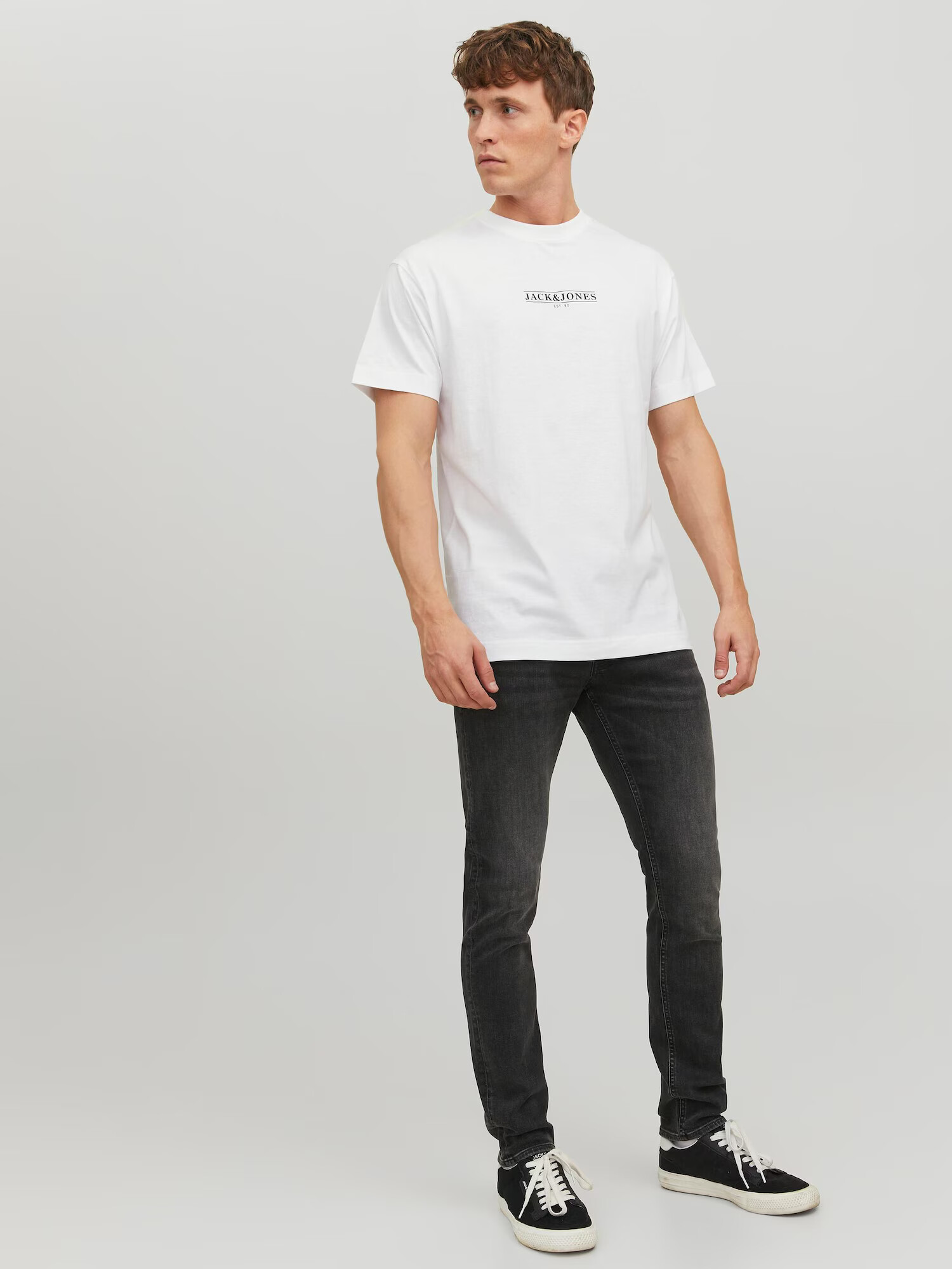 JACK & JONES Τζιν 'GLENN' μαύρο ντένιμ - Pepit.gr