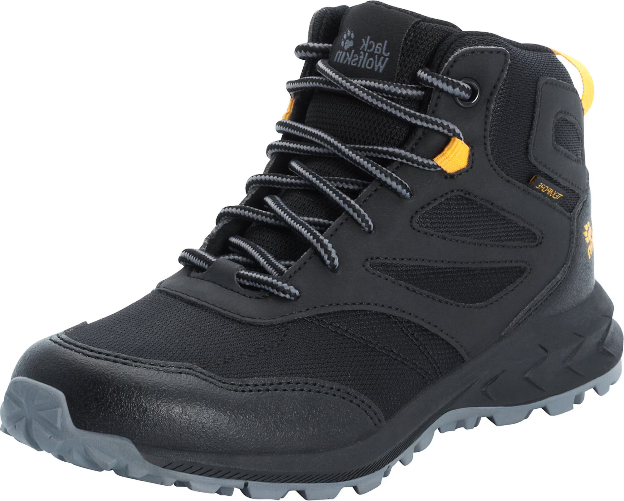 JACK WOLFSKIN Boots κίτρινο / μαύρο - Pepit.gr