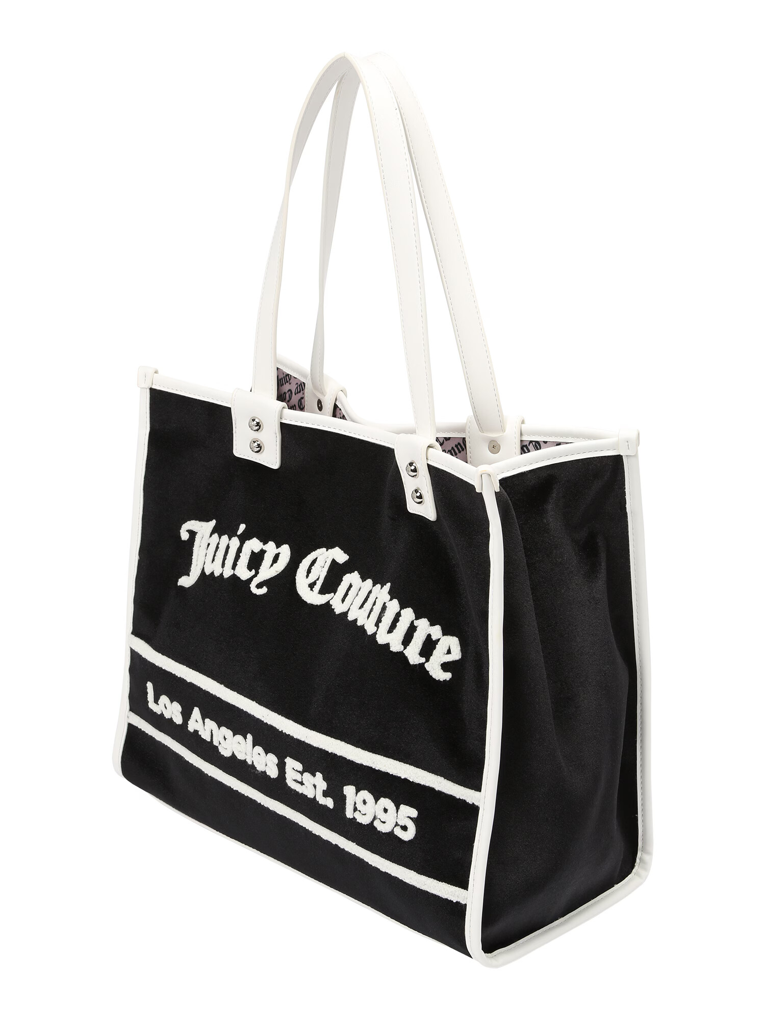 Juicy Couture Μεγάλη τσάντα 'Rosmarie' μαύρο / λευκό - Pepit.gr