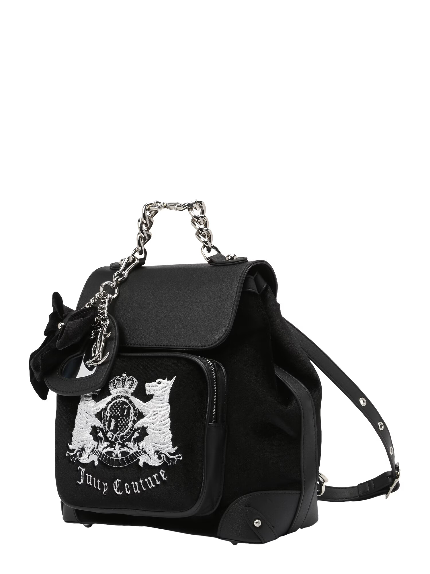 Juicy Couture Σακίδιο πλάτης μαύρο / ασημί - Pepit.gr