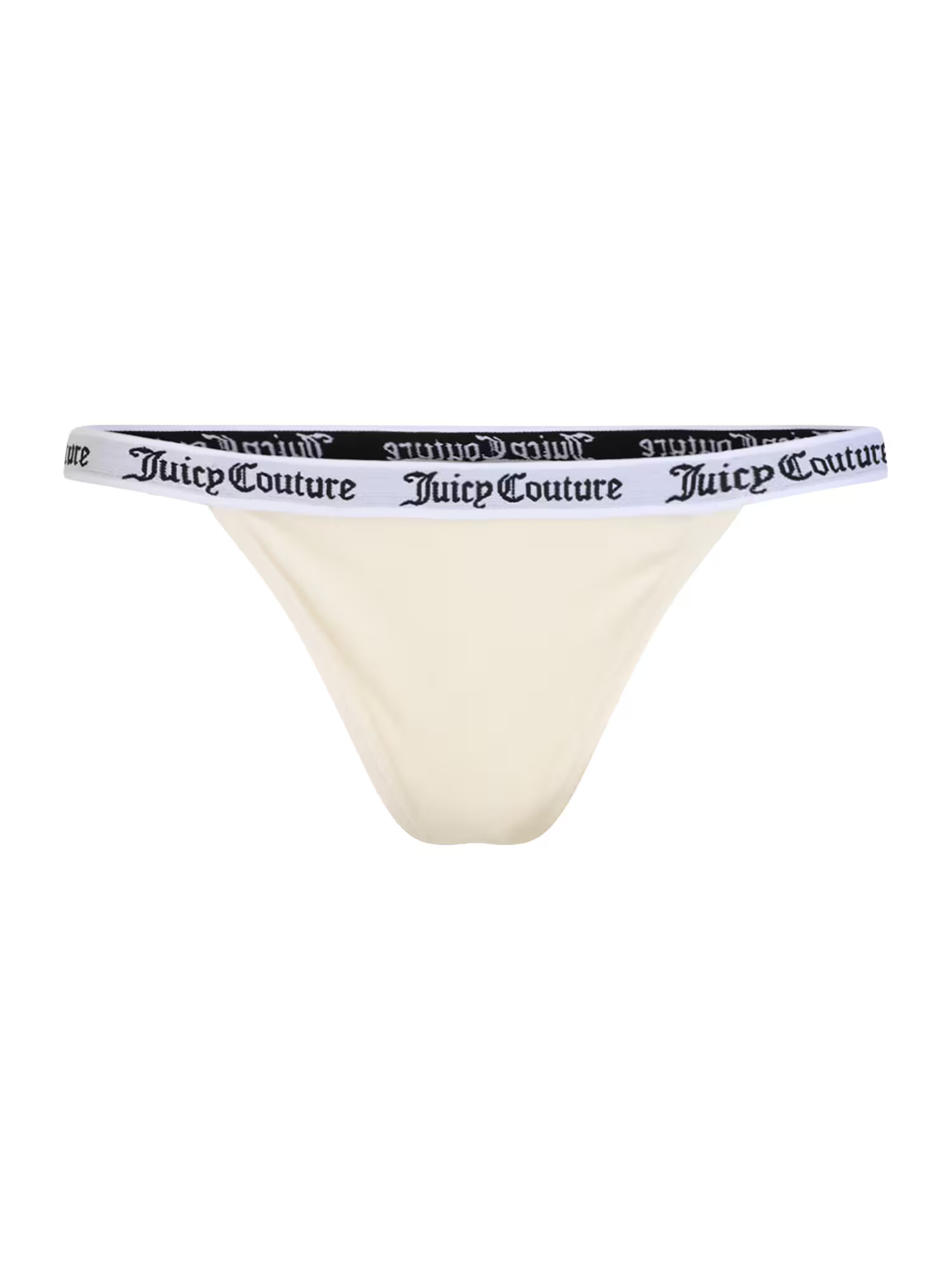 Juicy Couture Στρινγκ 'ROSALIE' κρεμ / μαύρο - Pepit.gr