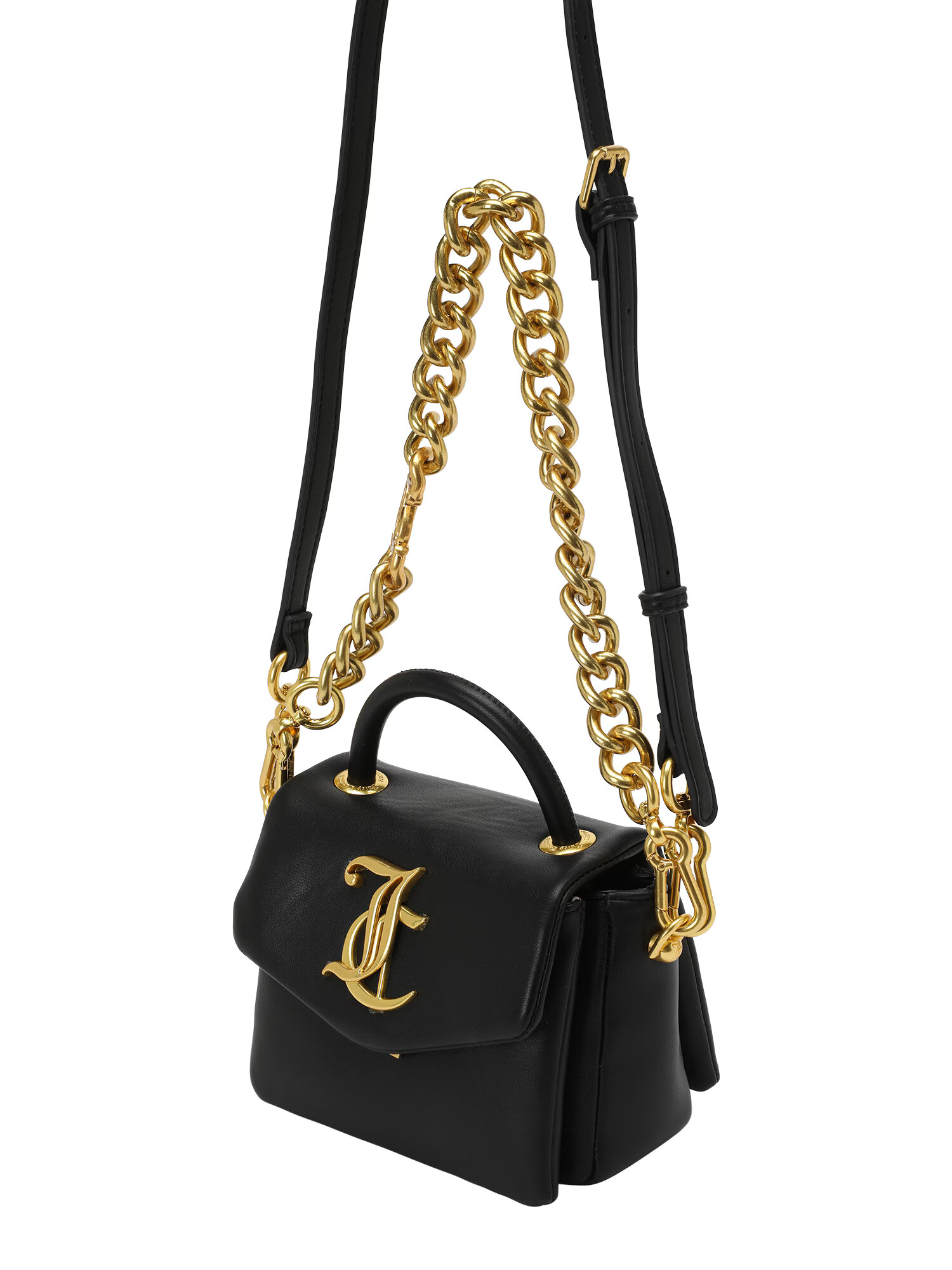 Juicy Couture Τσάντα χειρός 'Alyssa' χρυσό / μαύρο - Pepit.gr