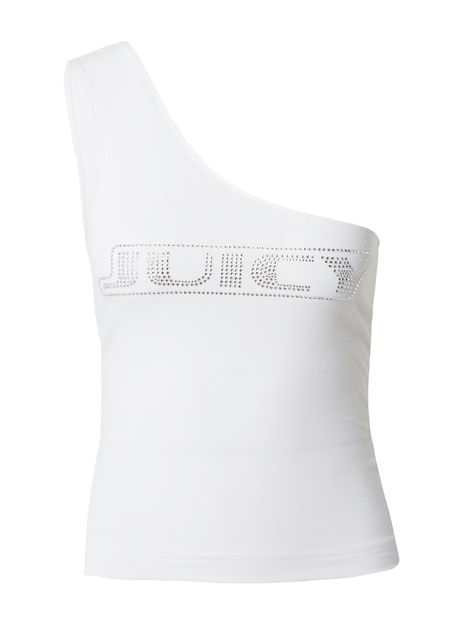 Juicy Couture White Label Τοπ 'DIGI' ασημόγκριζο / λευκό - Pepit.gr