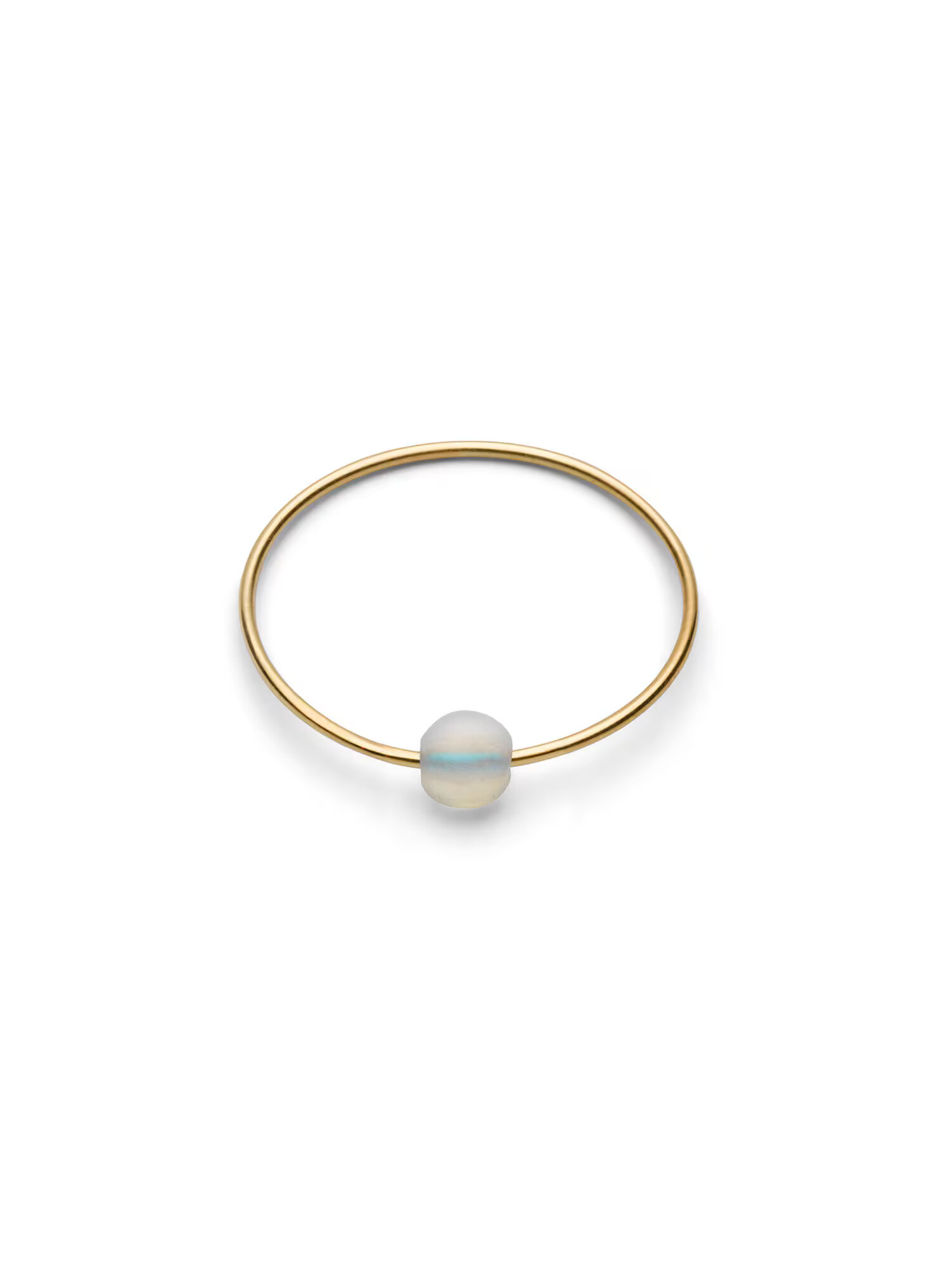 Jukserei Δαχτυλίδι 'Birthstone October - Opal' χρυσό - Pepit.gr