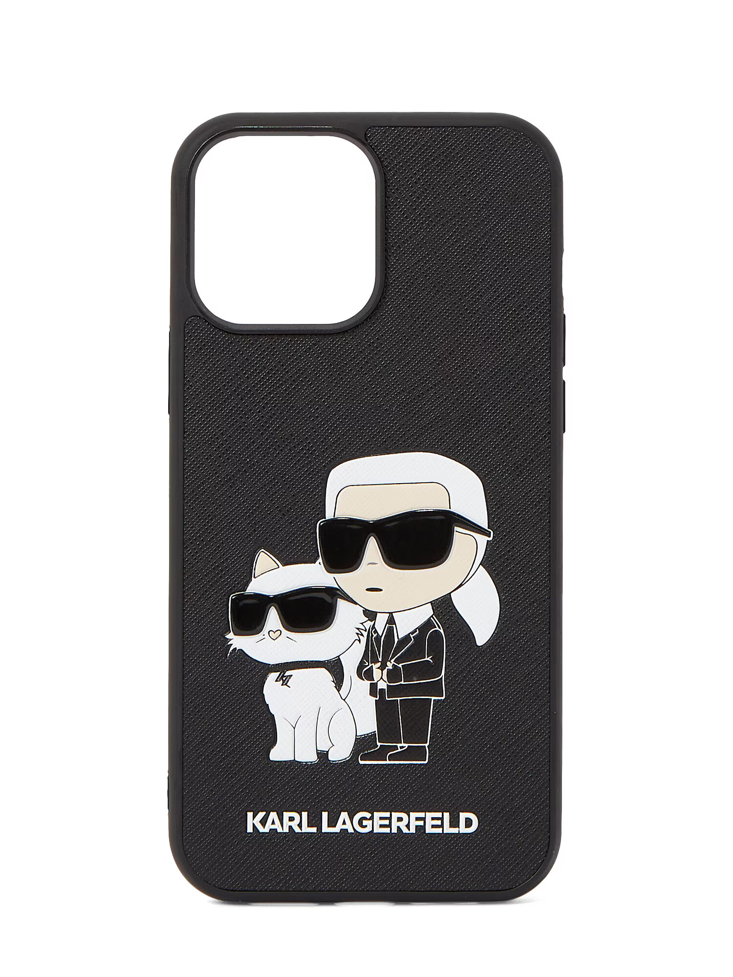 Karl Lagerfeld Θήκη κινητού τηλεφώνου 'Ikonik 2.0' μπεζ / μαύρο / λευκό - Pepit.gr