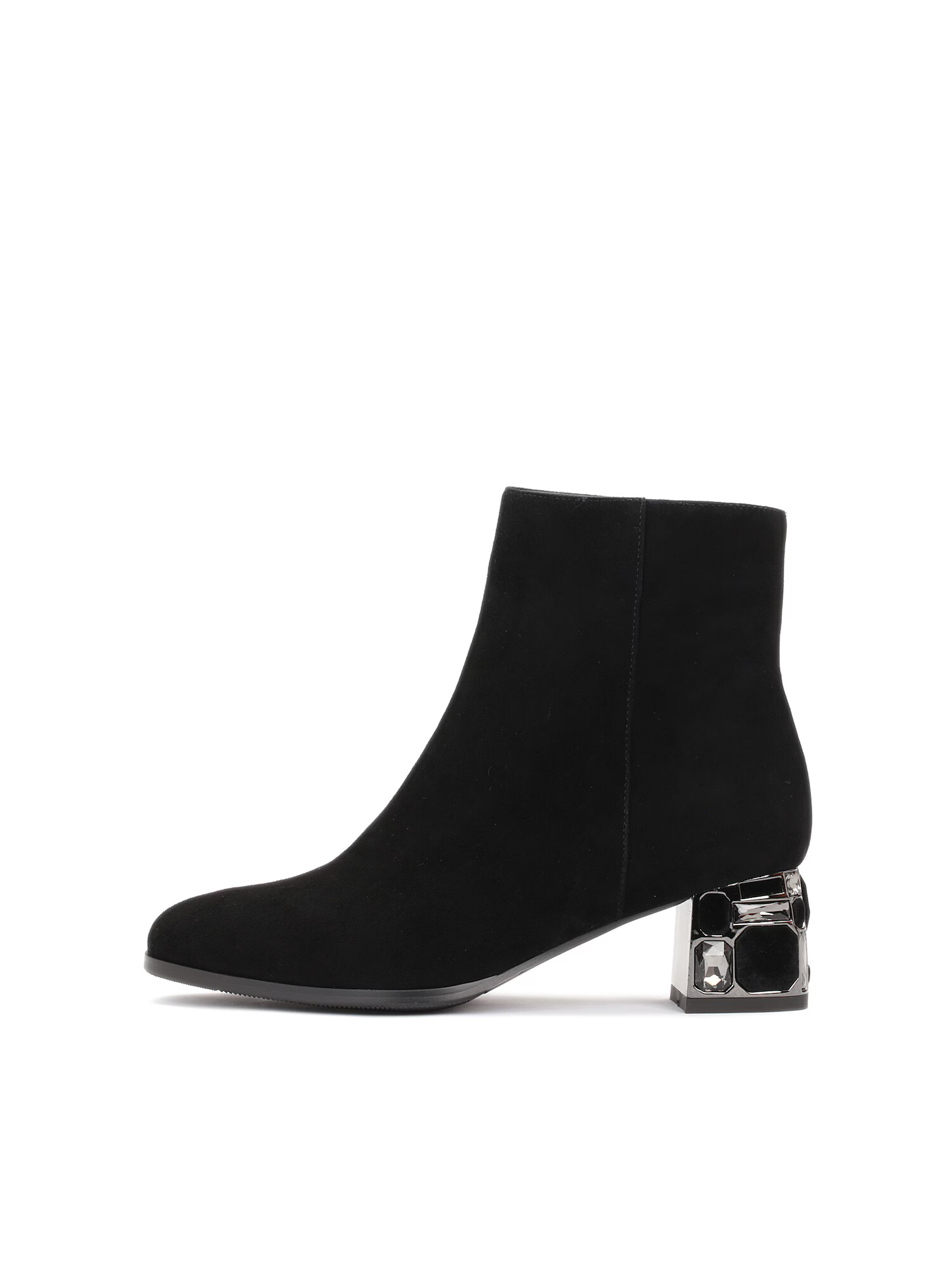 Kazar Ankle boots ασημόγκριζο / μαύρο - Pepit.gr