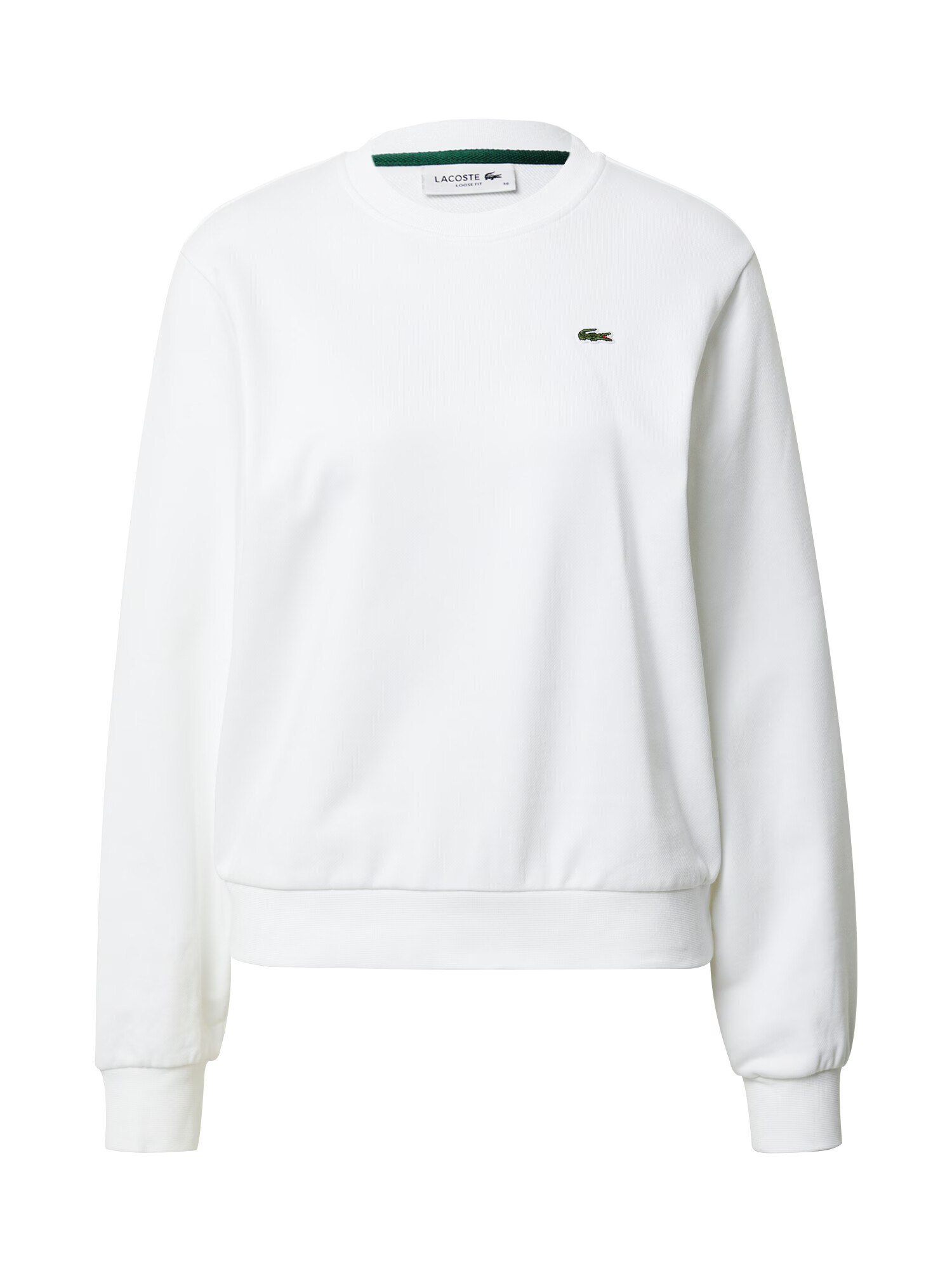 LACOSTE Μπλούζα φούτερ πράσινο / offwhite - Pepit.gr