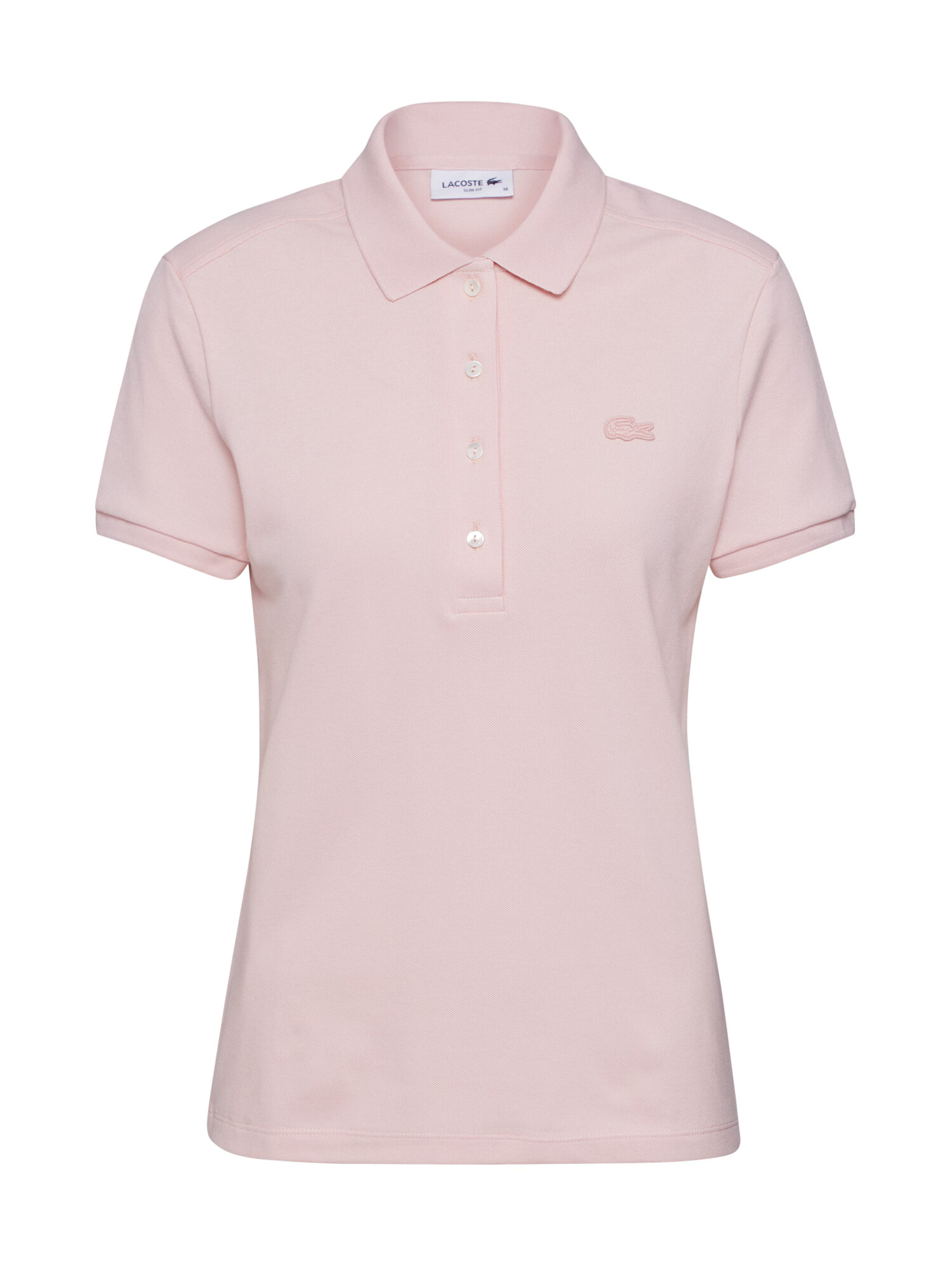 LACOSTE Μπλουζάκι 'CHEMISE' ρόδινο - Pepit.gr