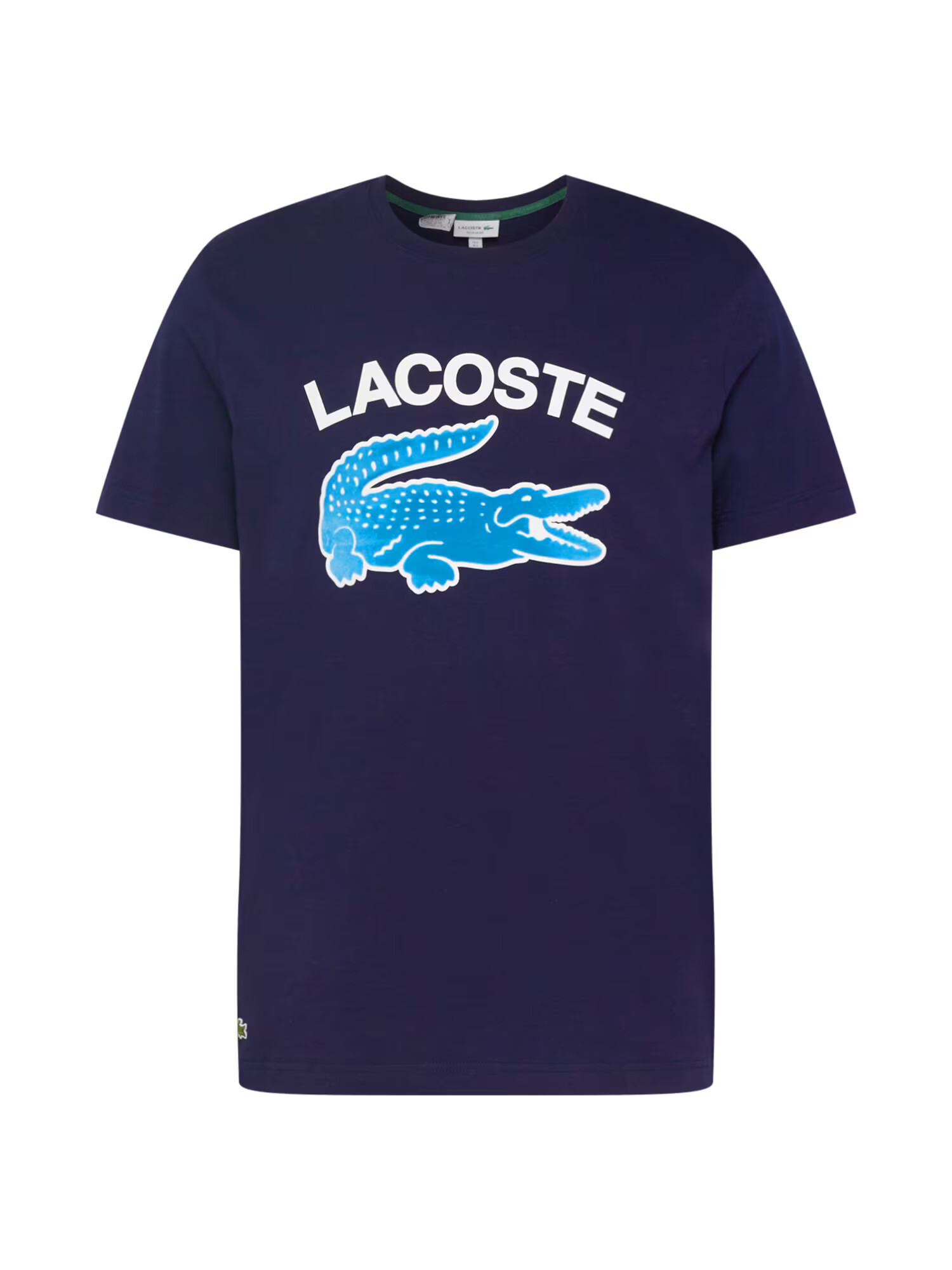 LACOSTE Μπλουζάκι μπλε μαρέν / μπλε ουρανού / λευκό - Pepit.gr