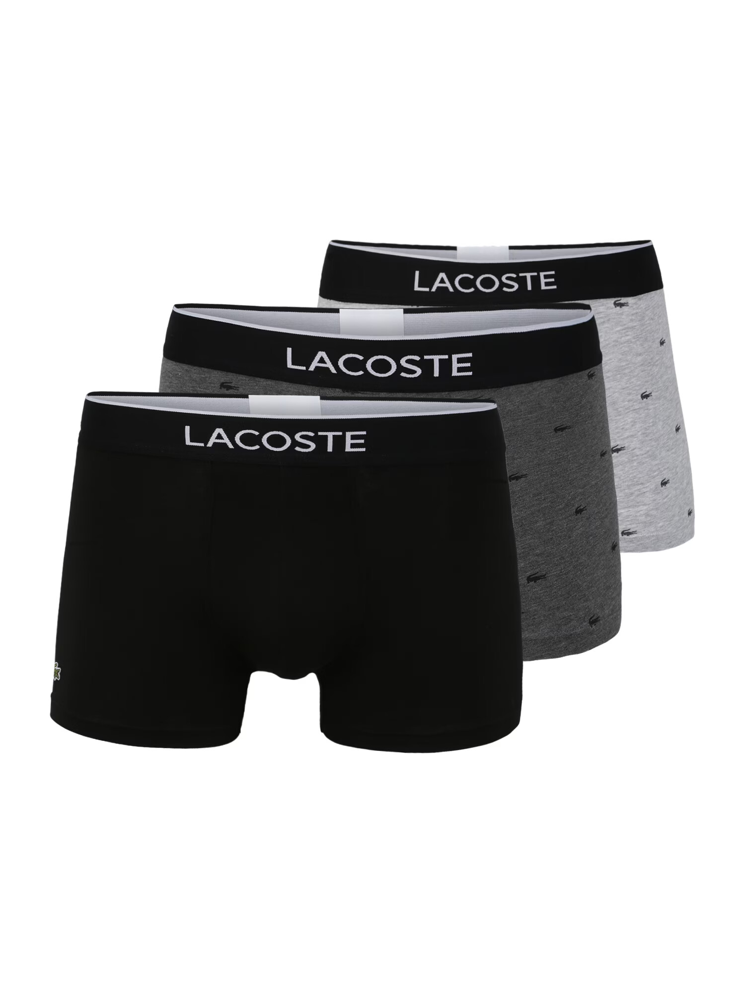 LACOSTE Μποξεράκι 'Trunks' μπλε / γκρι / μαύρο - Pepit.gr