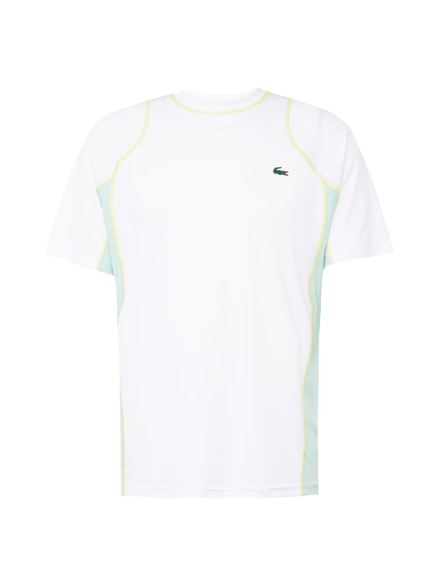 Lacoste Sport Λειτουργικό μπλουζάκι ανοικτό πράσινο / μαύρο / λευκό - Pepit.gr