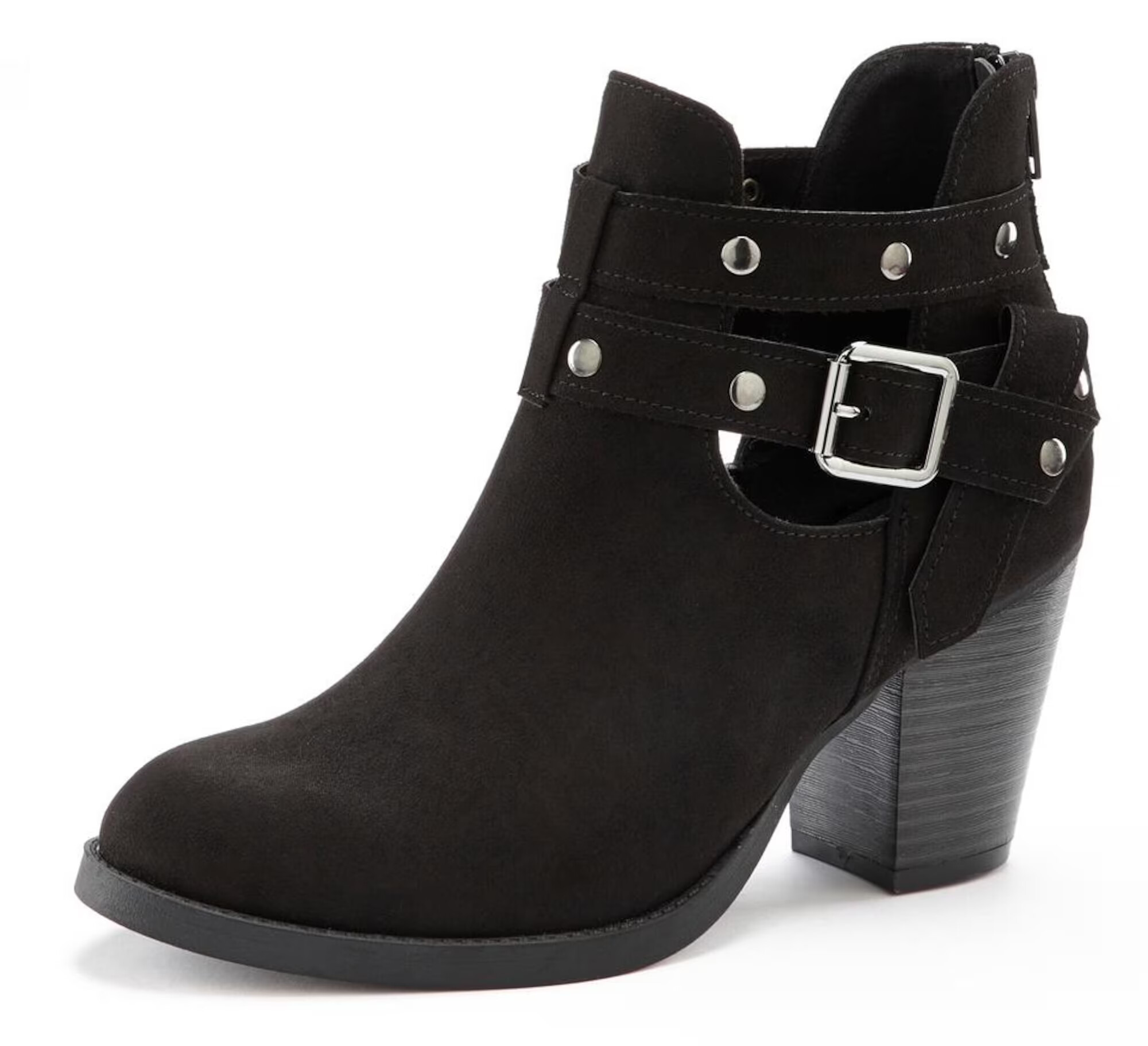 LASCANA Ankle boots μαύρο - Pepit.gr