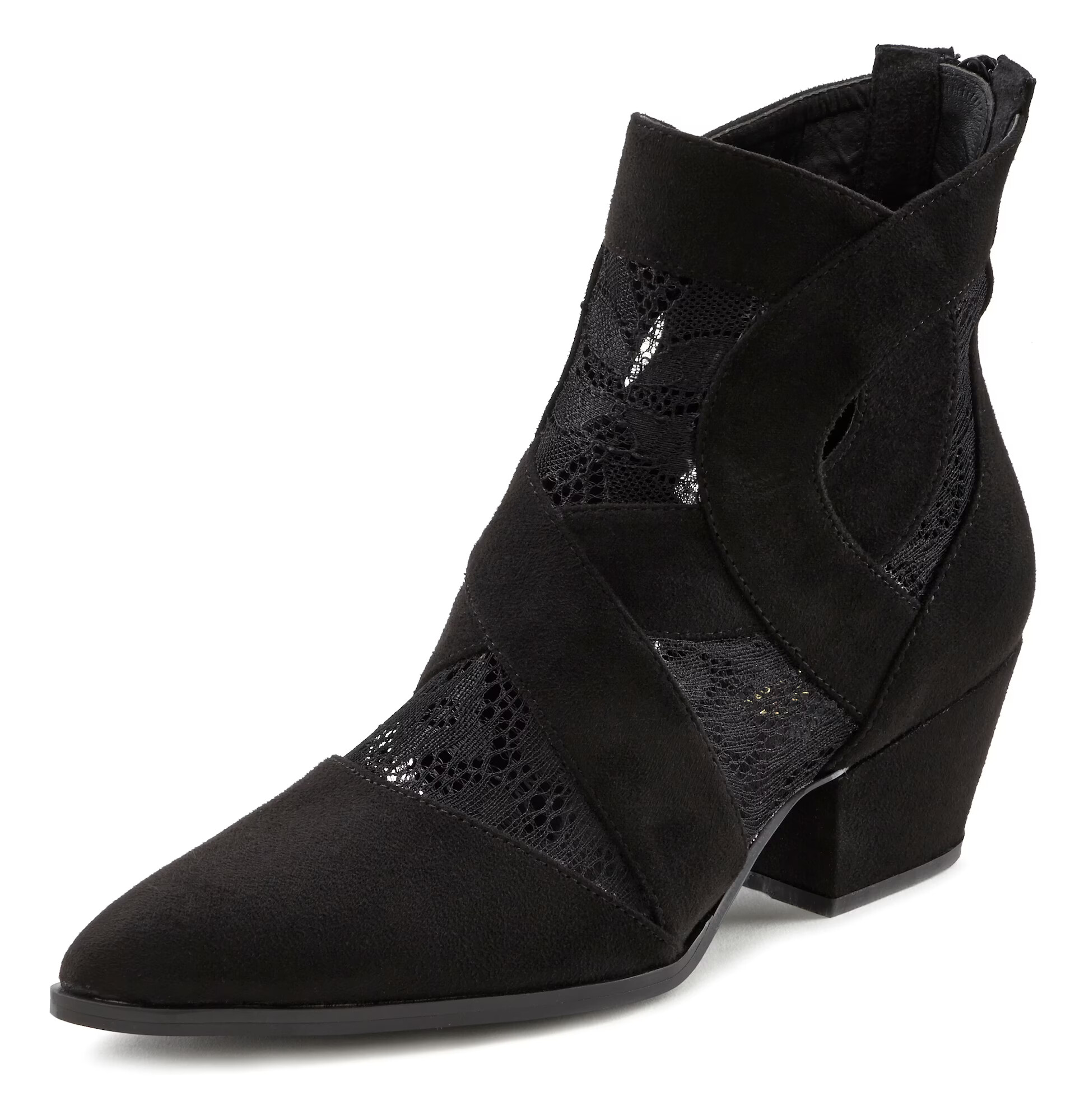 LASCANA Ankle boots μαύρο - Pepit.gr