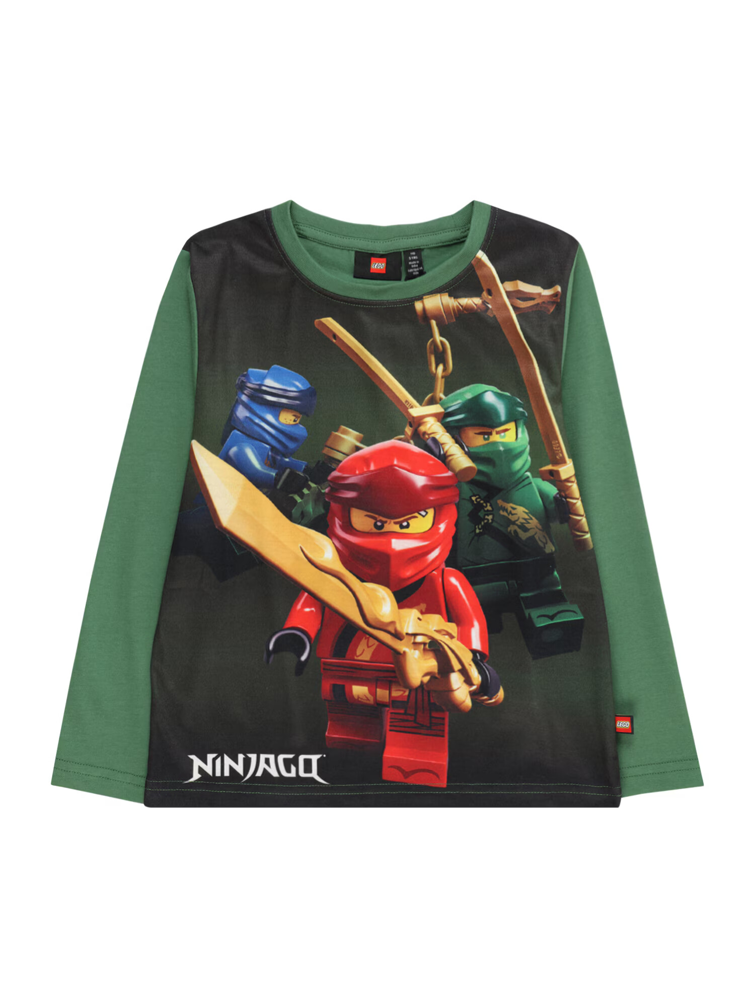 LEGO® kidswear Μπλουζάκι 'TAYLOR' χρυσοκίτρινο / σκούρο πράσινο / κόκκινο / μαύρο - Pepit.gr