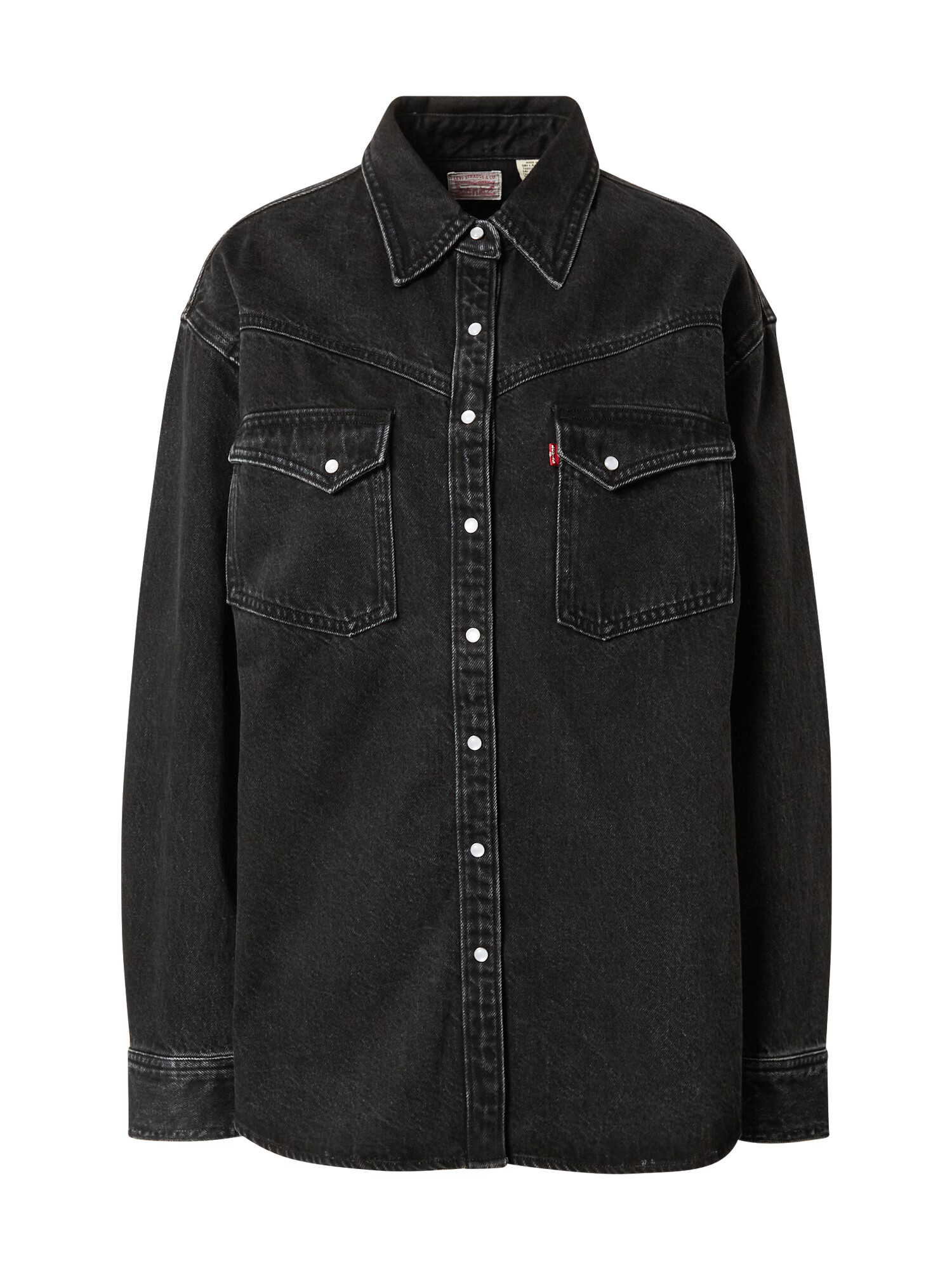 LEVI'S Μπλούζα 'DORSEY XL WESTERN BLACKS' μαύρο ντένιμ - Pepit.gr