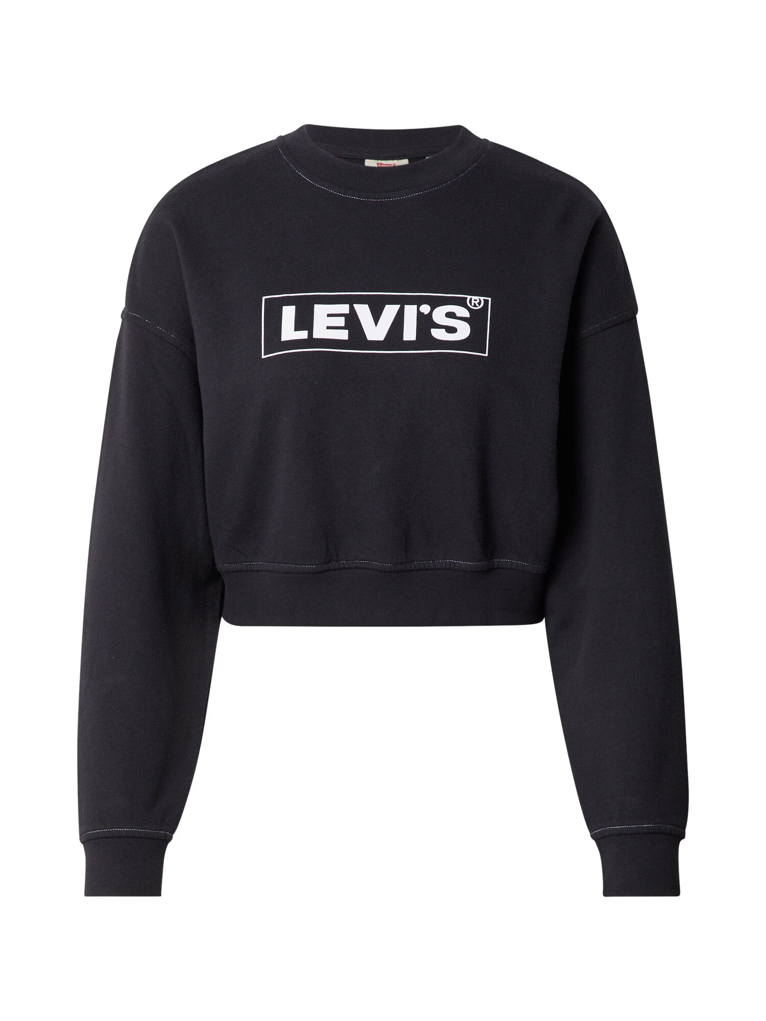 LEVI'S Μπλούζα φούτερ 'GRAPHIC LAUNDRY CREW BLACKS' μαύρο / λευκό - Pepit.gr