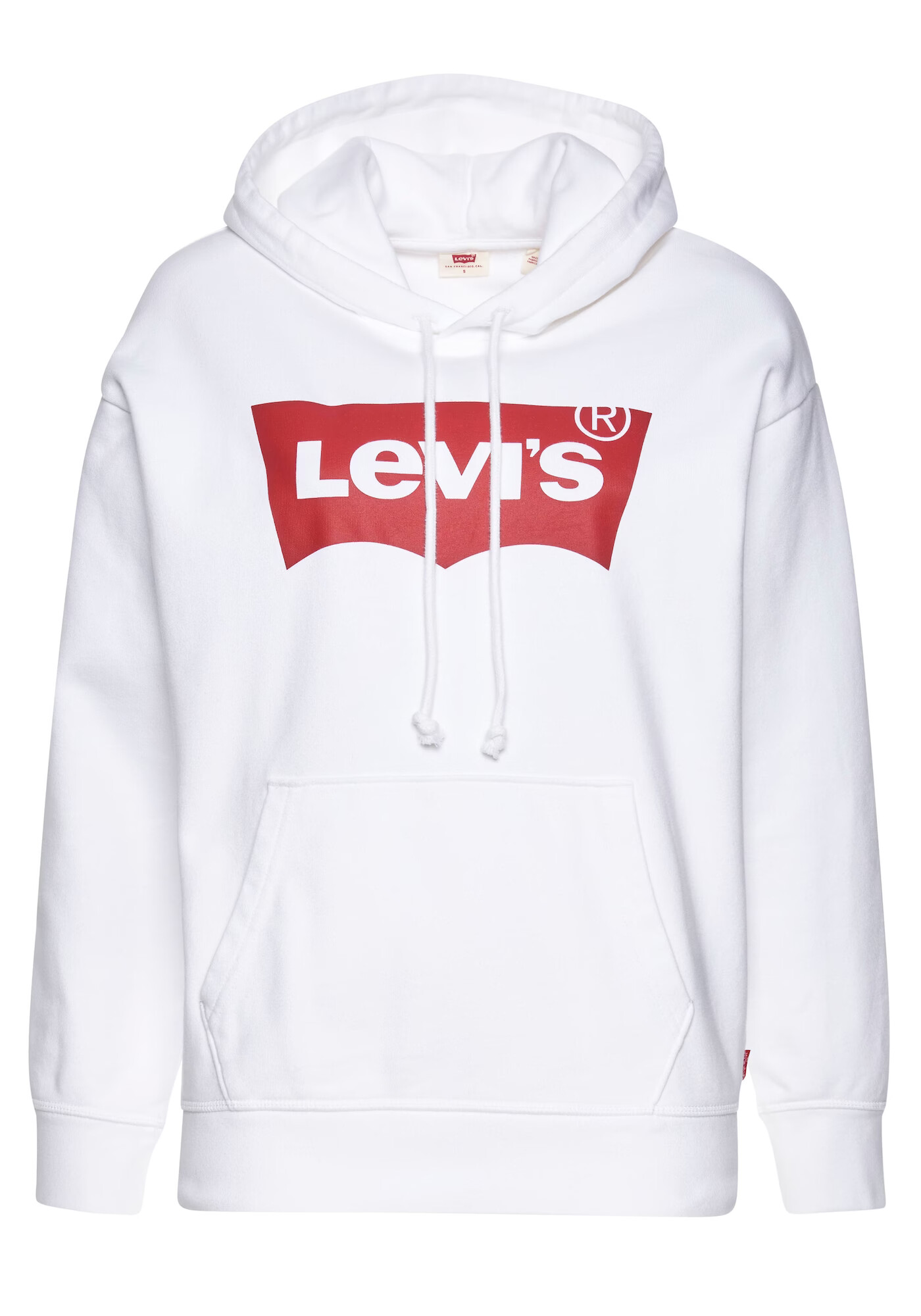 LEVI'S ® Μπλούζα φούτερ 'GRAPHIC STANDARD HOODIE NEUTRALS' κόκκινο / λευκό - Pepit.gr