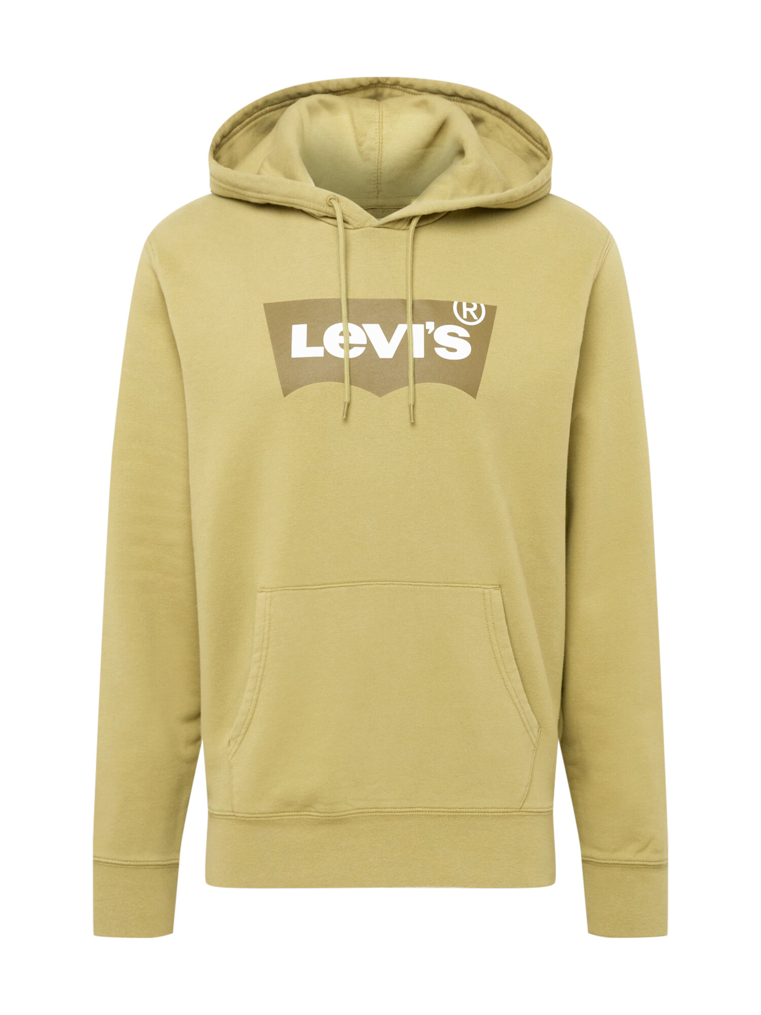 LEVI'S Μπλούζα φούτερ 'STANDARD GRAPHIC HOODIE NEUTRALS' λαδί / καλάμι / λευκό - Pepit.gr