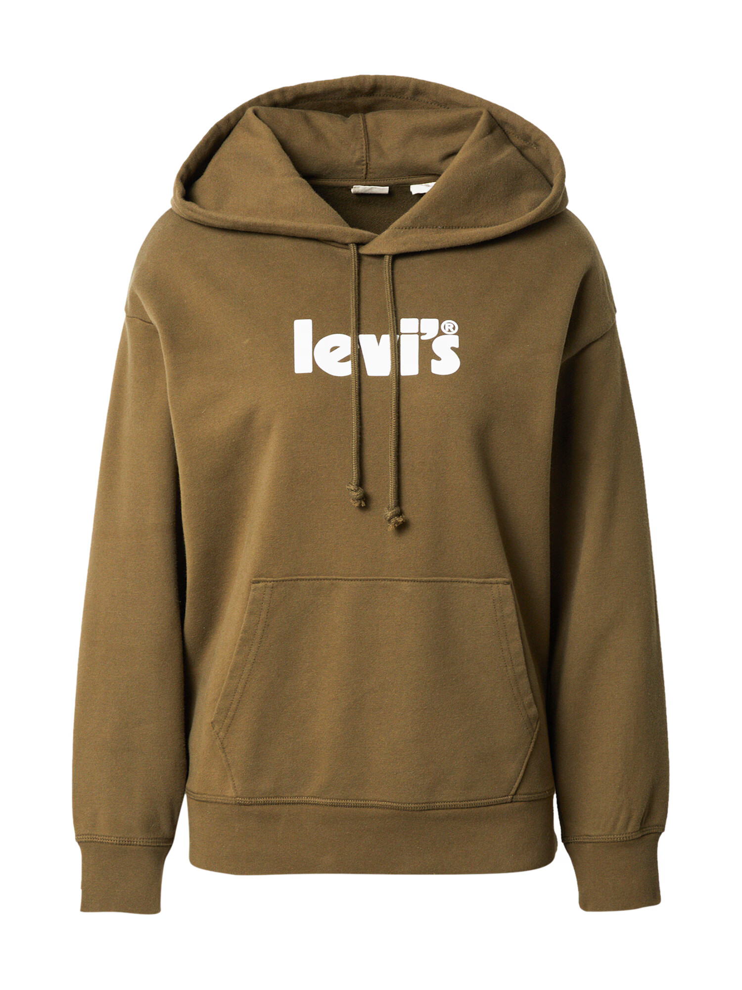 LEVI'S Μπλούζα φούτερ 'GRAPHIC STANDARD HOODIE NEUTRALS' λαδί / λευκό - Pepit.gr