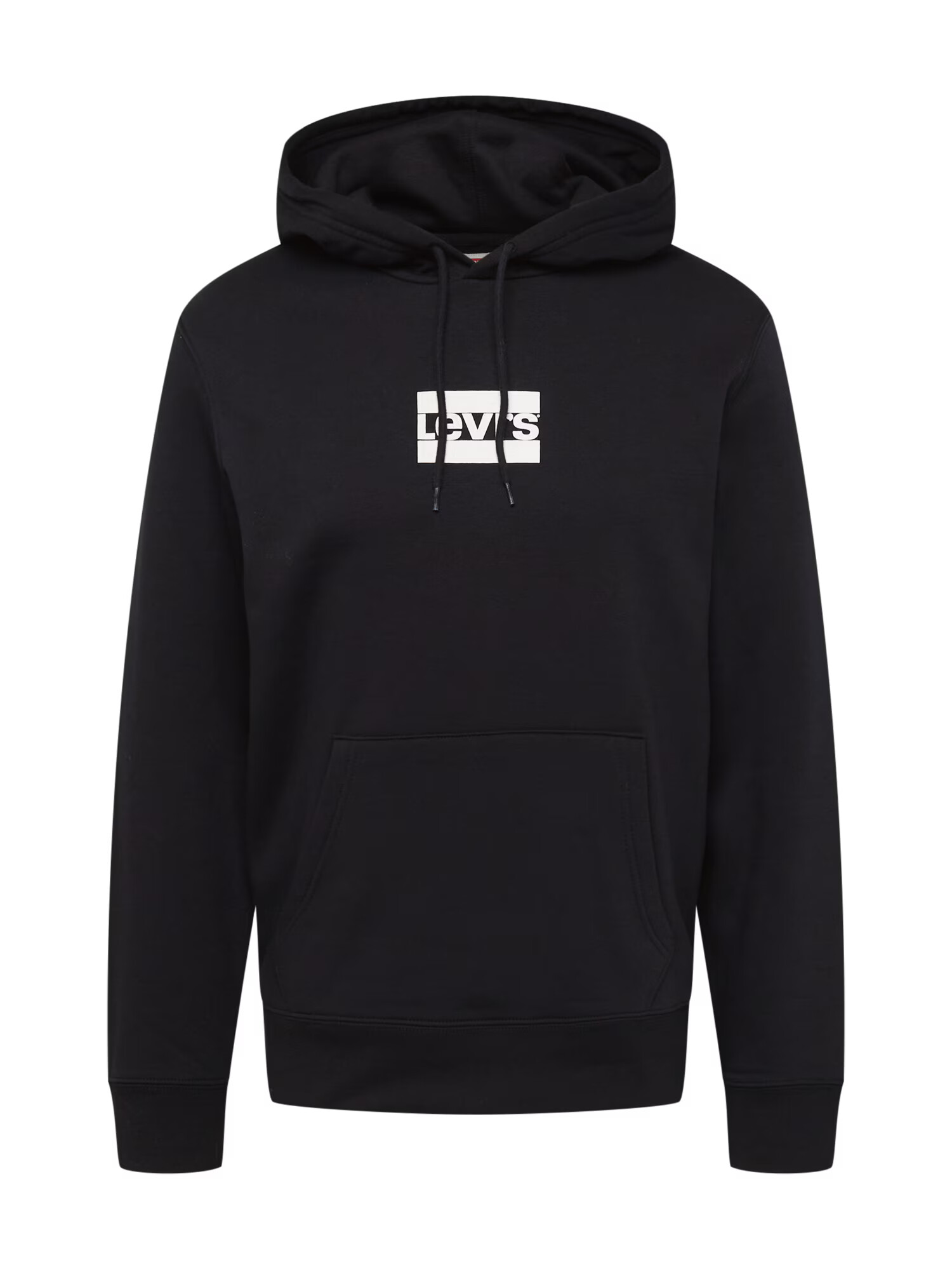 LEVI'S Μπλούζα φούτερ 'LSE_T3 GRAPHIC HOODIE BLACKS' μαύρο / λευκό - Pepit.gr