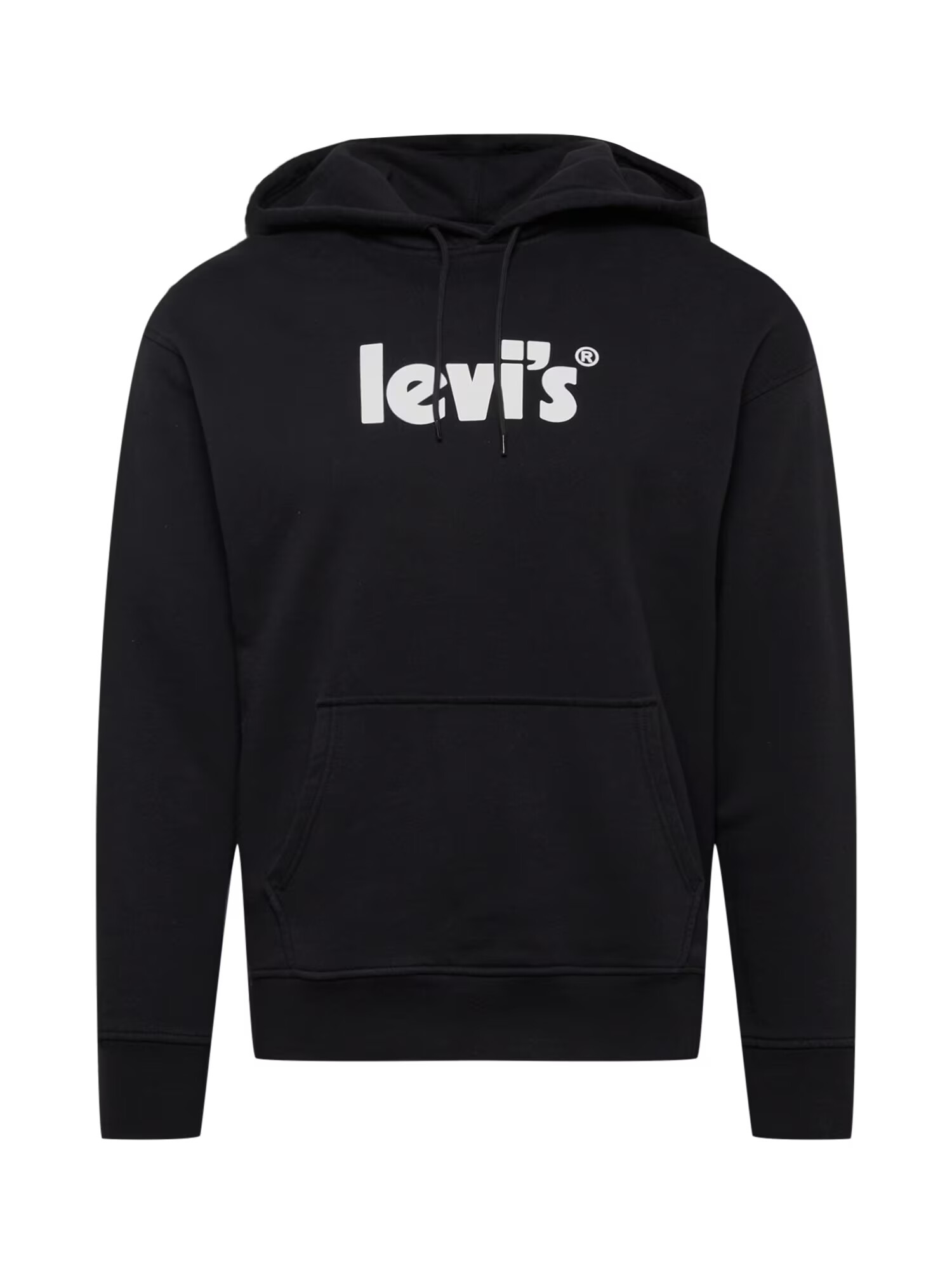 LEVI'S Μπλούζα φούτερ 'RELAXED GRAPHIC PO BLACKS' μαύρο / λευκό - Pepit.gr