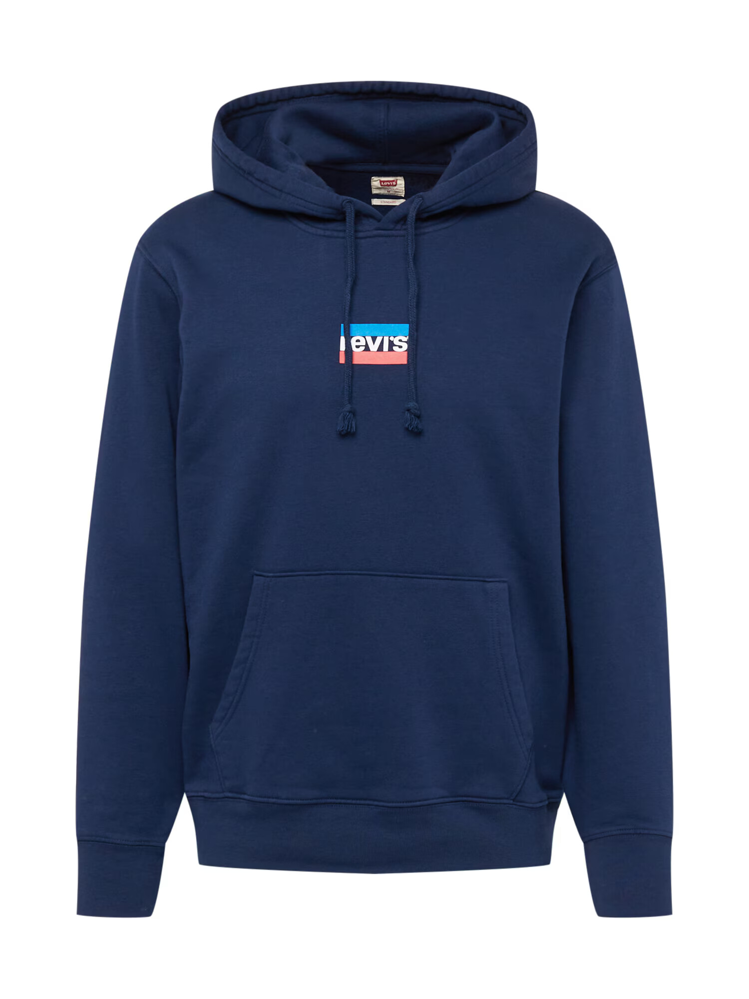 LEVI'S Μπλούζα φούτερ 'STANDARD GRAPHIC HOODIE MULTI-COLOR' μπλε νέον / σκούρο μπλε / καρπουζί / λευκό - Pepit.gr