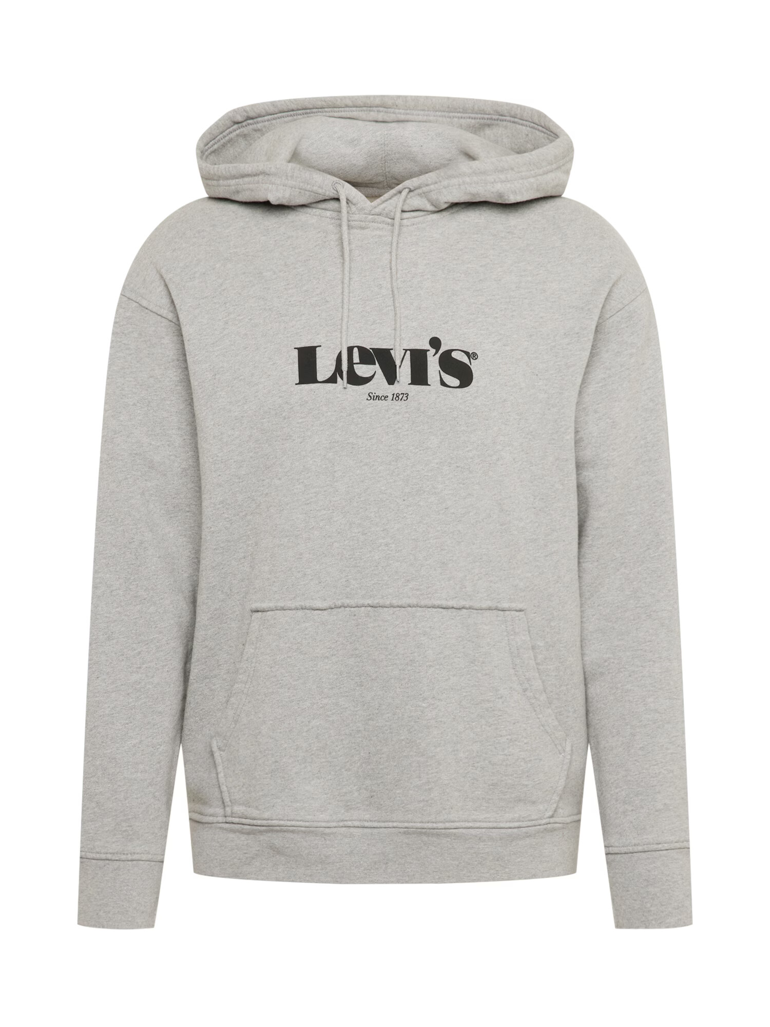 LEVI'S Μπλούζα φούτερ 'RELAXED GRAPHIC PO GREYS' γκρι μελανζέ / μαύρο - Pepit.gr