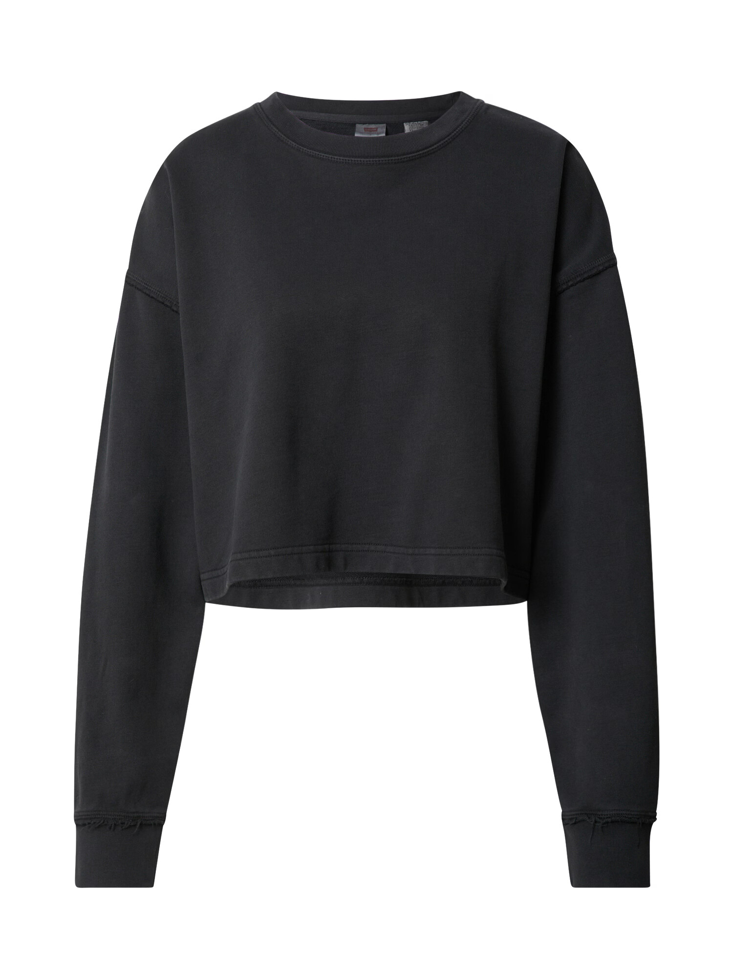 LEVI'S ® Μπλούζα φούτερ 'ROONIE CROP SWEATSHIRT BLACKS' μαύρο - Pepit.gr