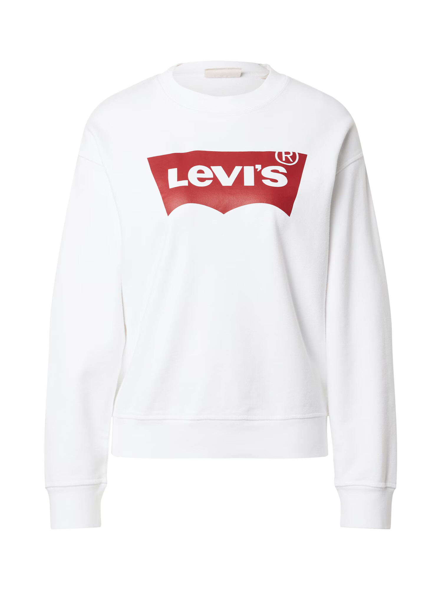 LEVI'S ® Μπλούζα φούτερ 'GRAPHIC STANDARD CREW NEUTRALS' σκούρο κόκκινο / λευκό - Pepit.gr