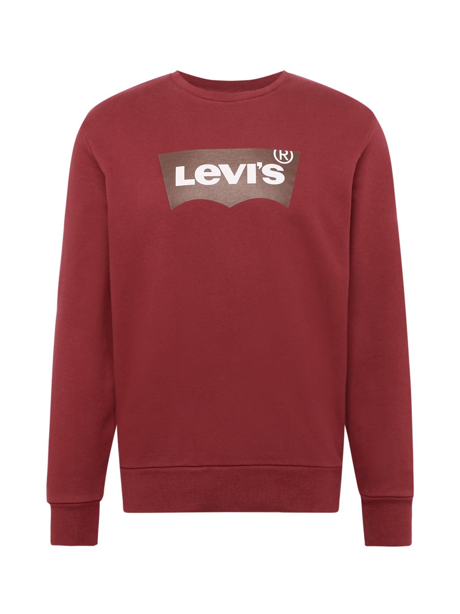 LEVI'S Μπλούζα φούτερ 'STANDARD GRAPHIC CREW REDS' μπρονζέ / κρεμεζί / λευκό - Pepit.gr