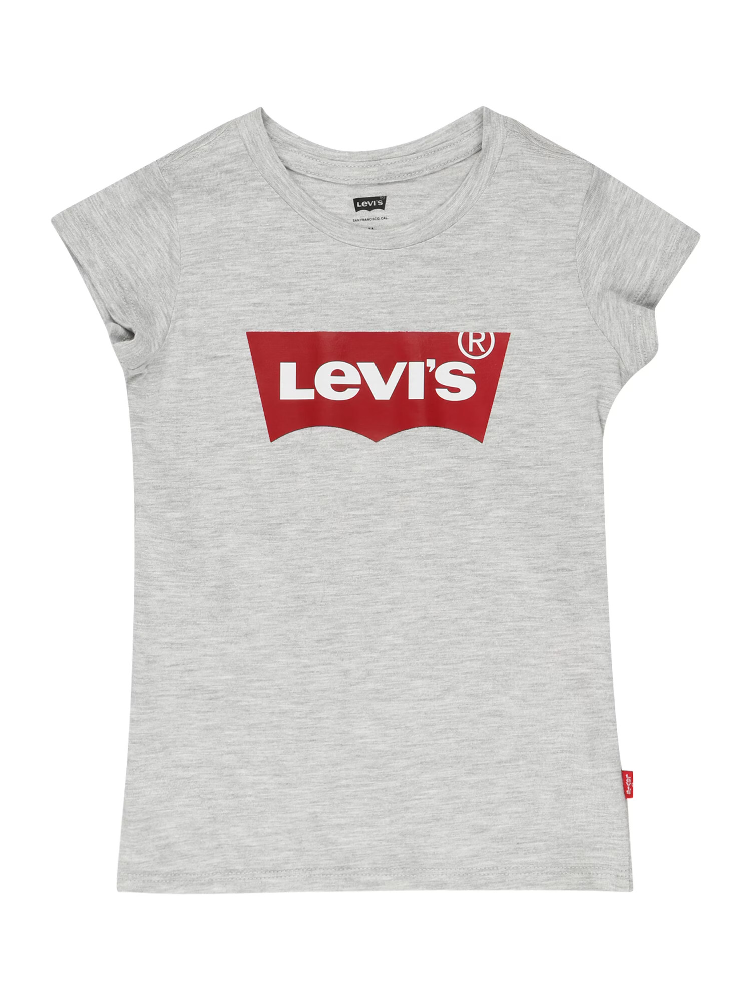 LEVI'S Μπλουζάκι 'Batwing' ανοικτό γκρι / κόκκινο - Pepit.gr