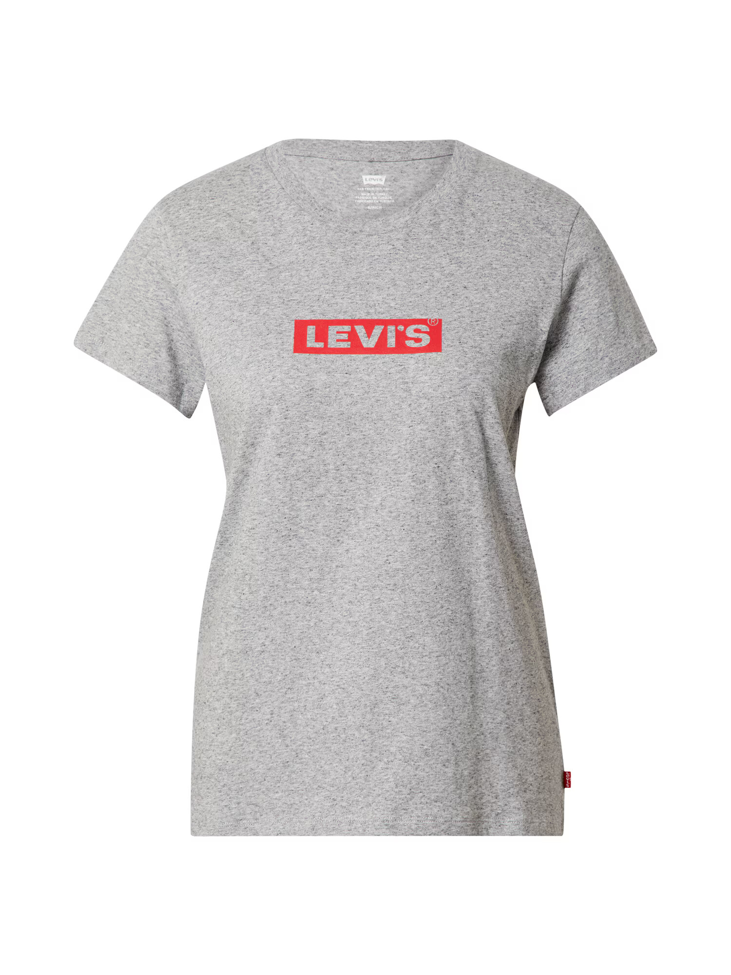 LEVI'S Μπλουζάκι γκρι μελανζέ / γρεναδίνη - Pepit.gr