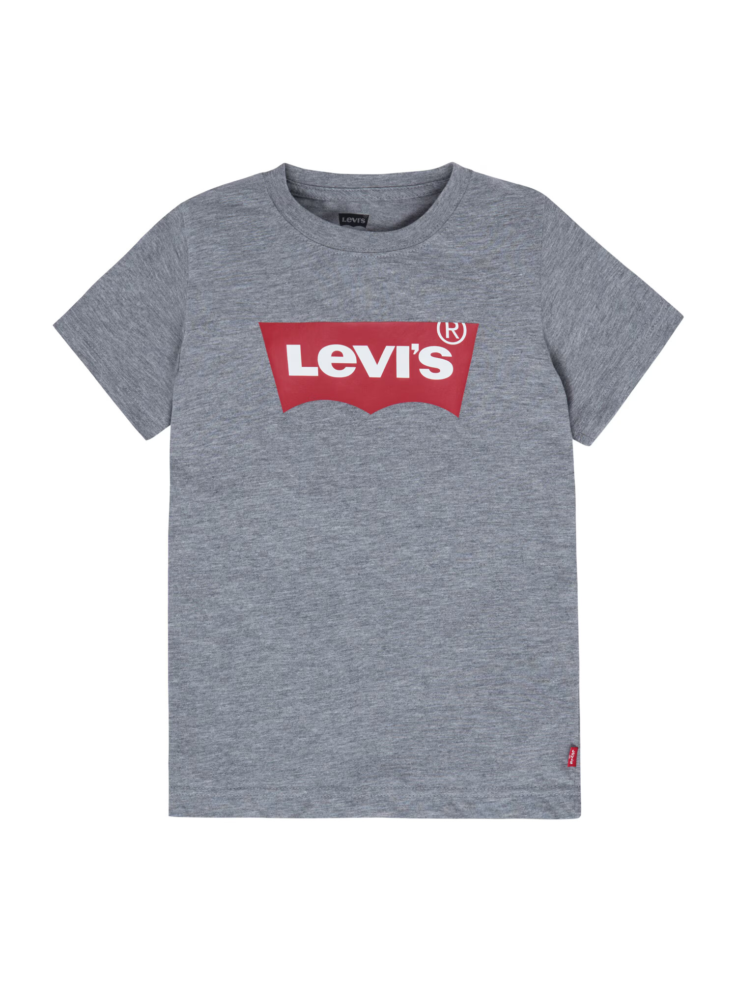 LEVI'S Μπλουζάκι γκρι μελανζέ / κόκκινο / λευκό - Pepit.gr