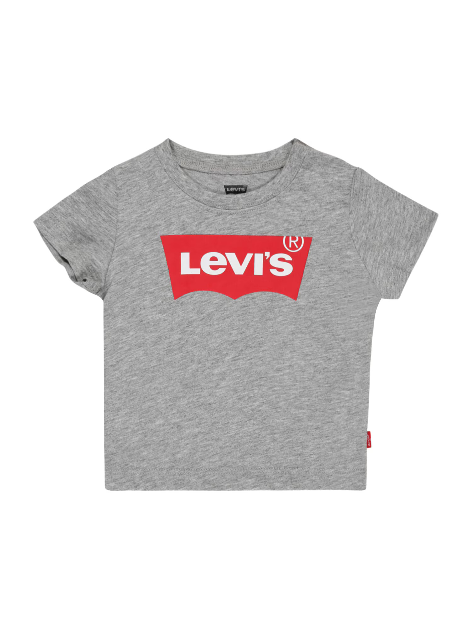 LEVI'S Μπλουζάκι γκρι μελανζέ / κόκκινο / λευκό - Pepit.gr